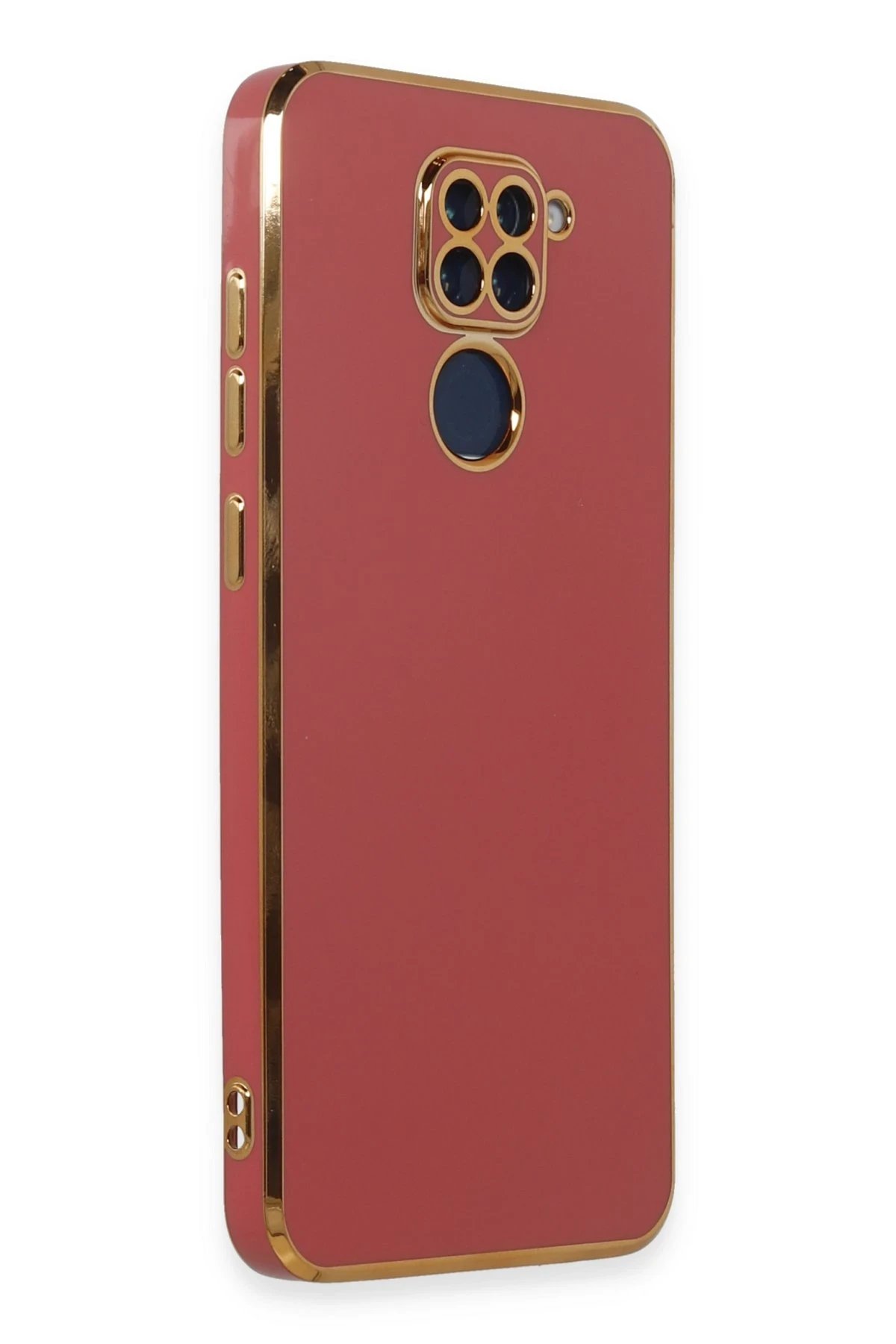 Newface Xiaomi Redmi Note 9 Kılıf Volet Silikon - Kırmızı