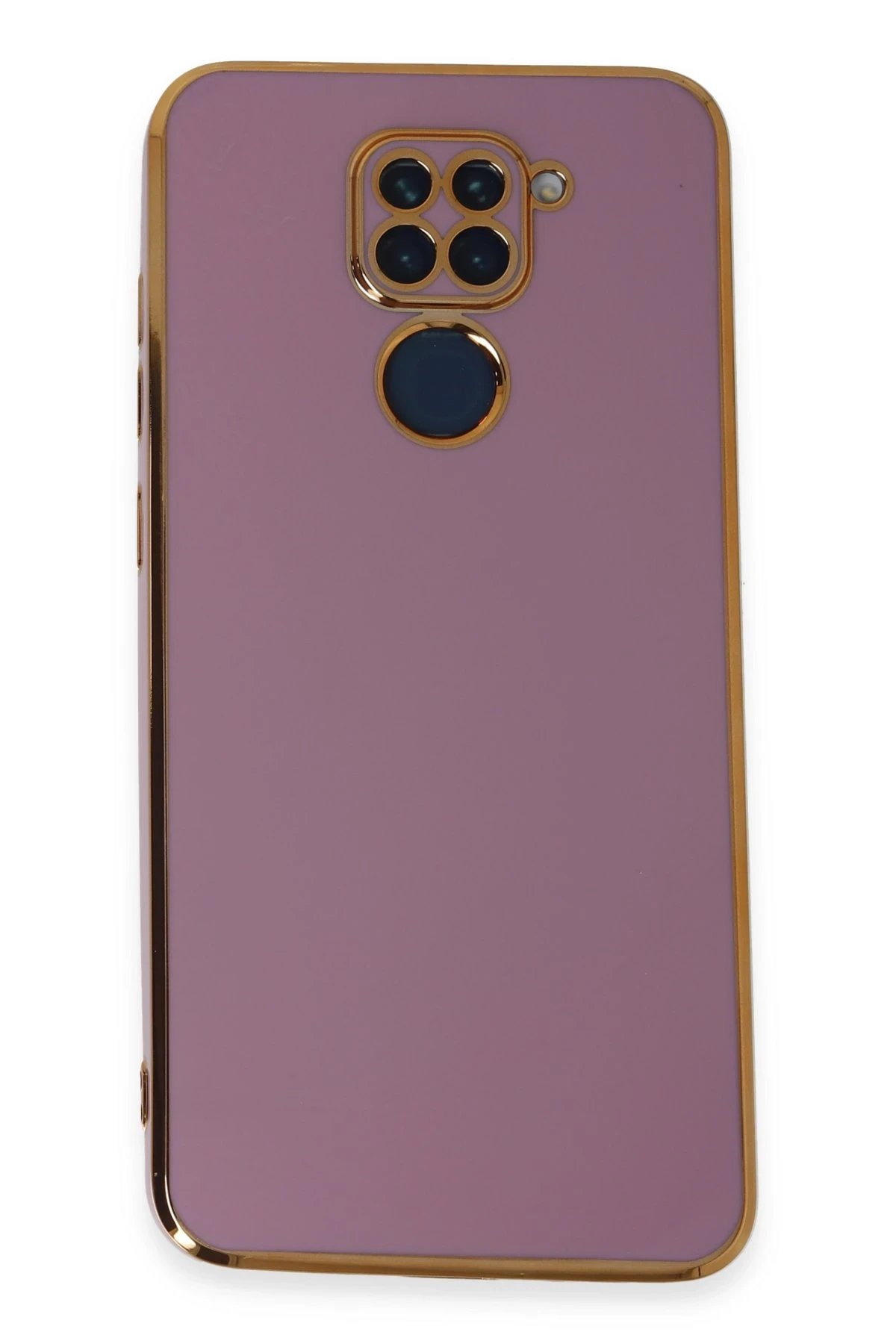 Newface Xiaomi Redmi Note 9 Kılıf Volet Silikon - Mor