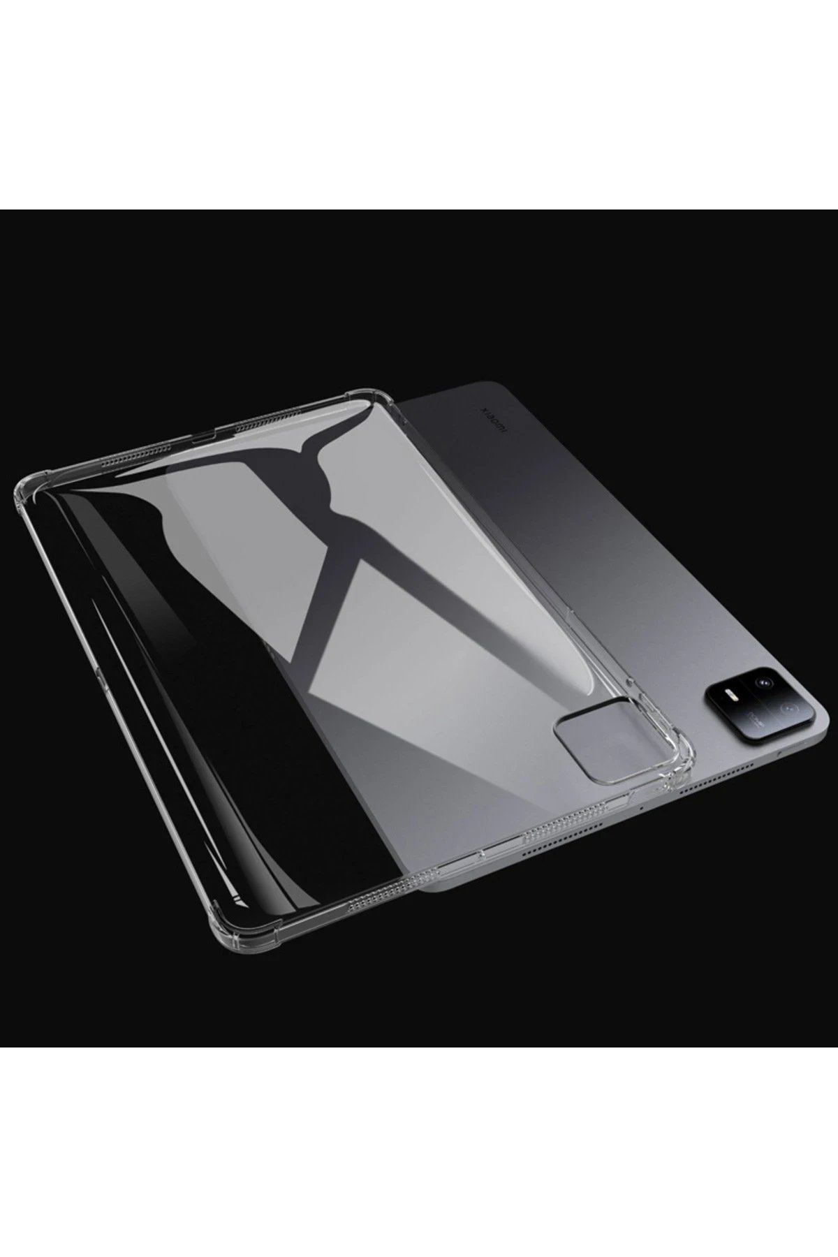 Newface Xiaomi Pad 6 Kılıf Anti Şeffaf Tablet Silikon - Şeffaf