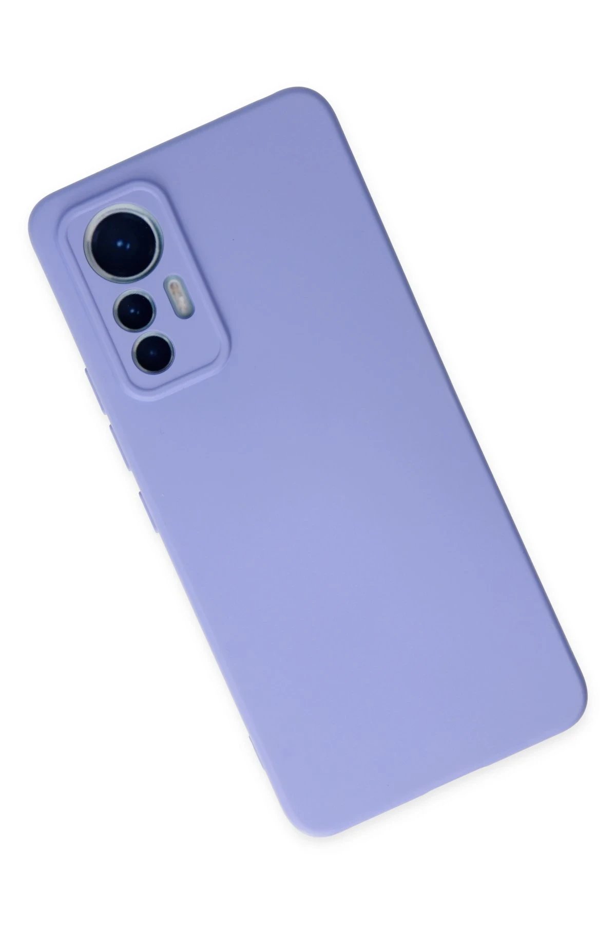 Newface Xiaomi Mi 12 Lite Kılıf Nano içi Kadife Silikon - Lila