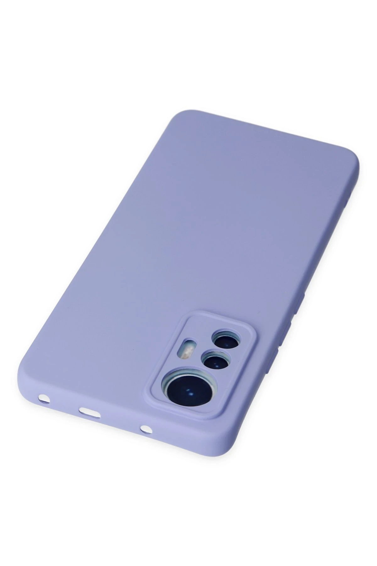 Newface Xiaomi Mi 12 Lite Kılıf Nano içi Kadife Silikon - Lila