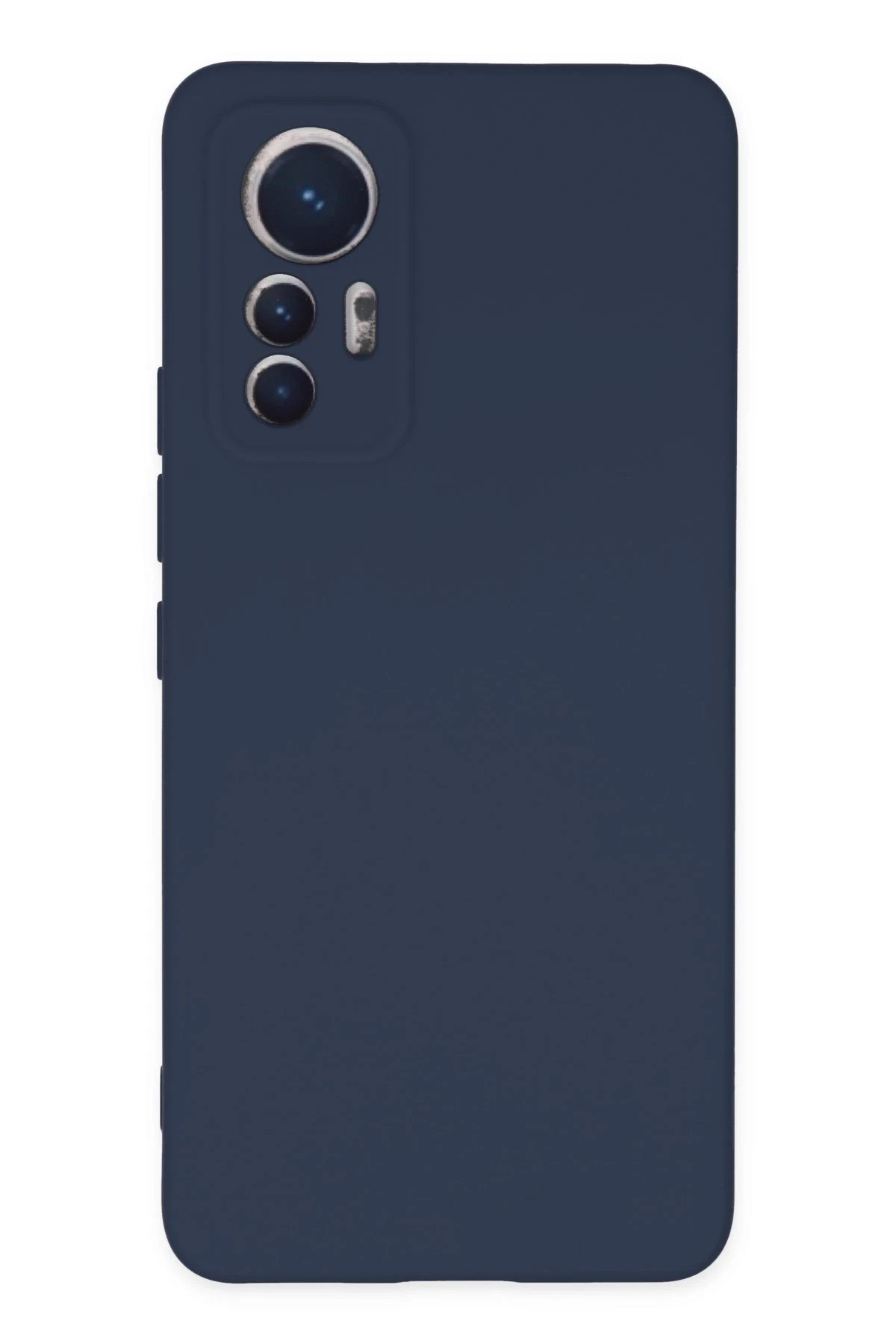 Newface Xiaomi Mi 12 Lite Kılıf Nano içi Kadife Silikon - Lacivert