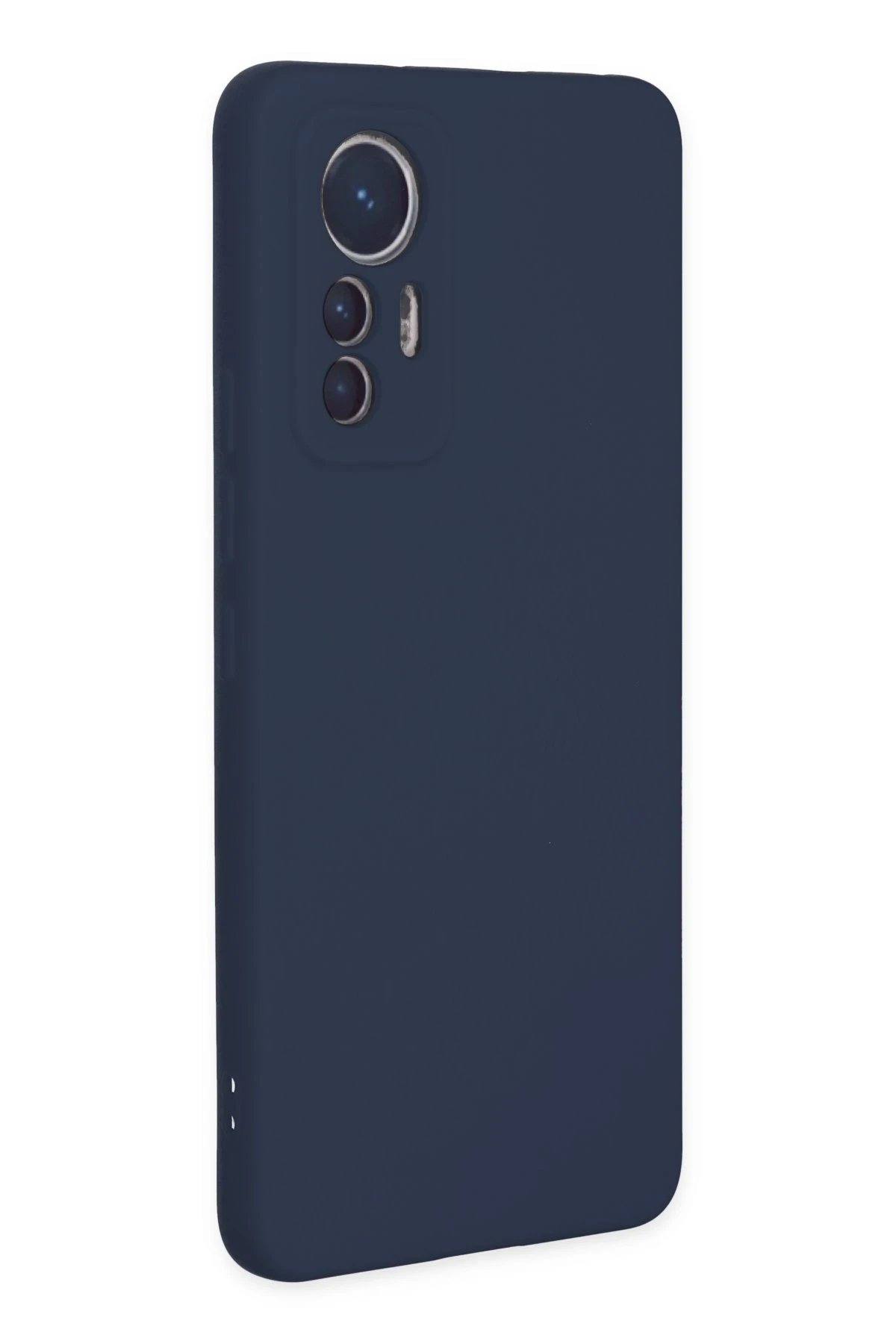 Newface Xiaomi Mi 12 Lite Kılıf Nano içi Kadife Silikon - Lacivert