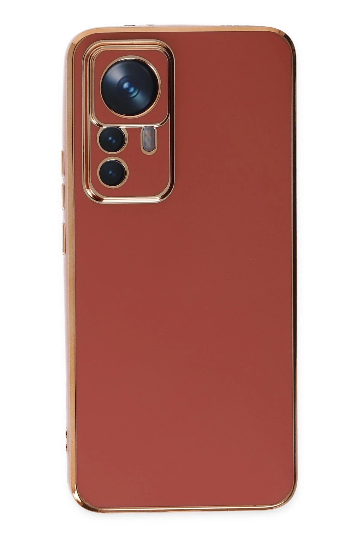 Newface Xiaomi Mi 12T Pro Kılıf Volet Silikon - Kırmızı