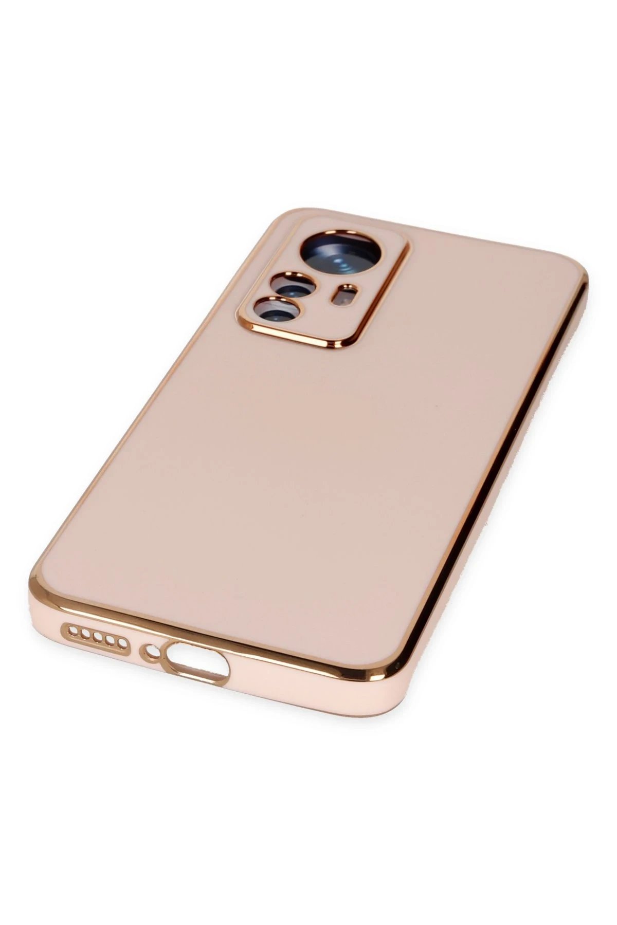 Newface Xiaomi Mi 12T Pro Kılıf Volet Silikon - Pembe