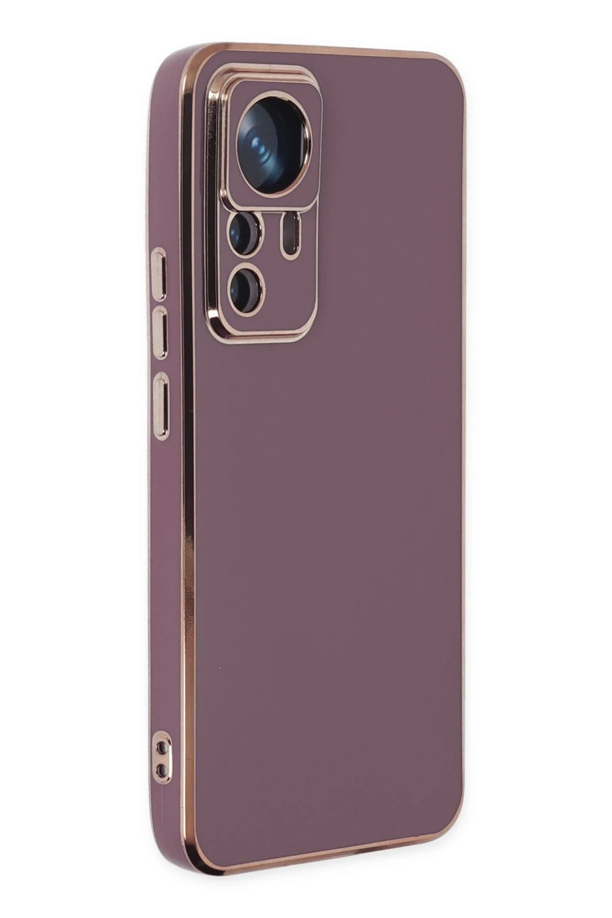 Newface Xiaomi Mi 12T Pro Kılıf Volet Silikon - Mor