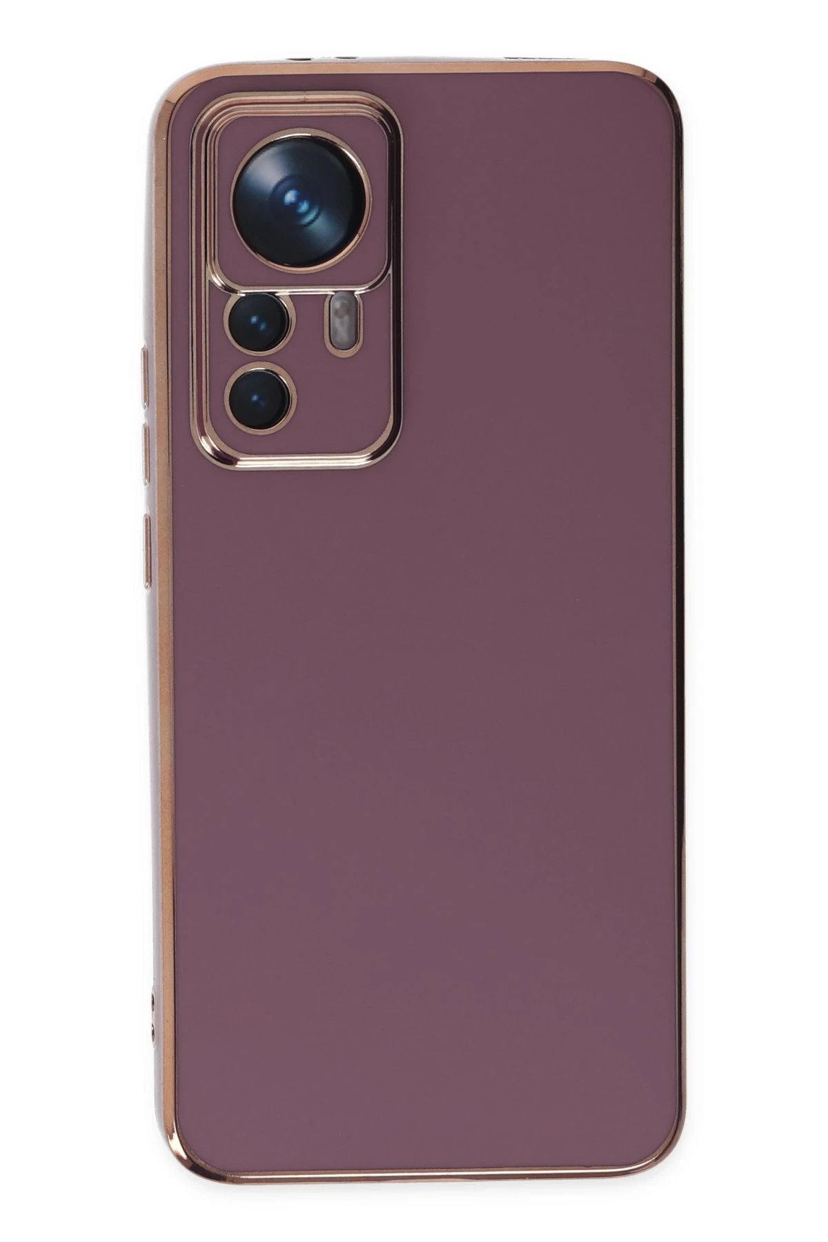 Newface Xiaomi Mi 12T Pro Kılıf Volet Silikon - Mor