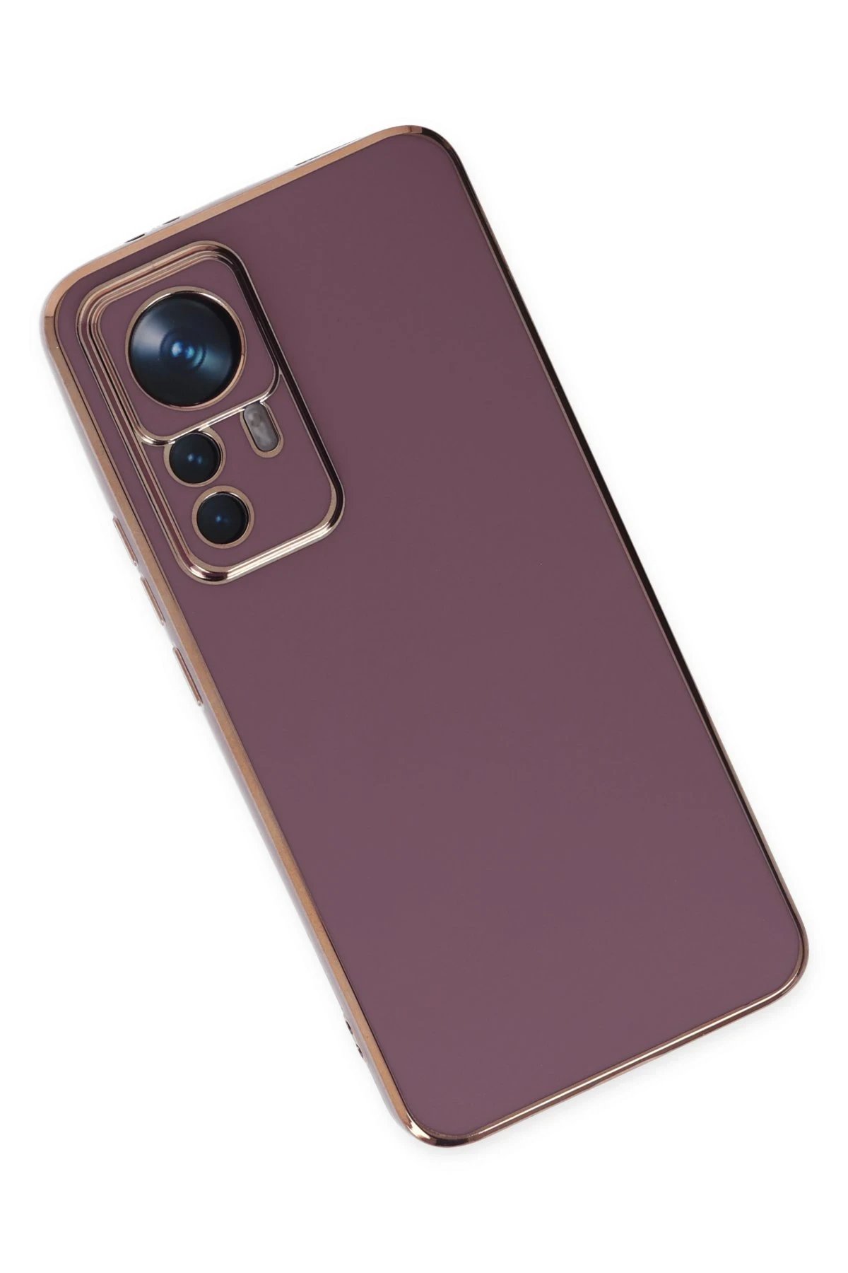 Newface Xiaomi Mi 12T Pro Kılıf Volet Silikon - Mor