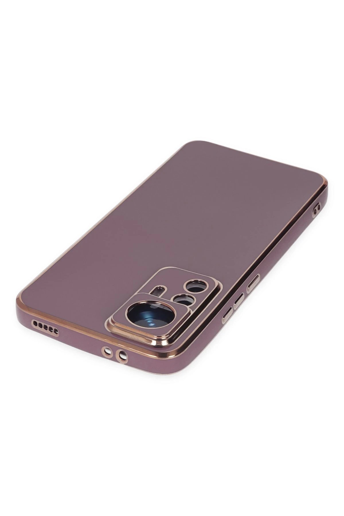 Newface Xiaomi Mi 12T Pro Kılıf Volet Silikon - Mor