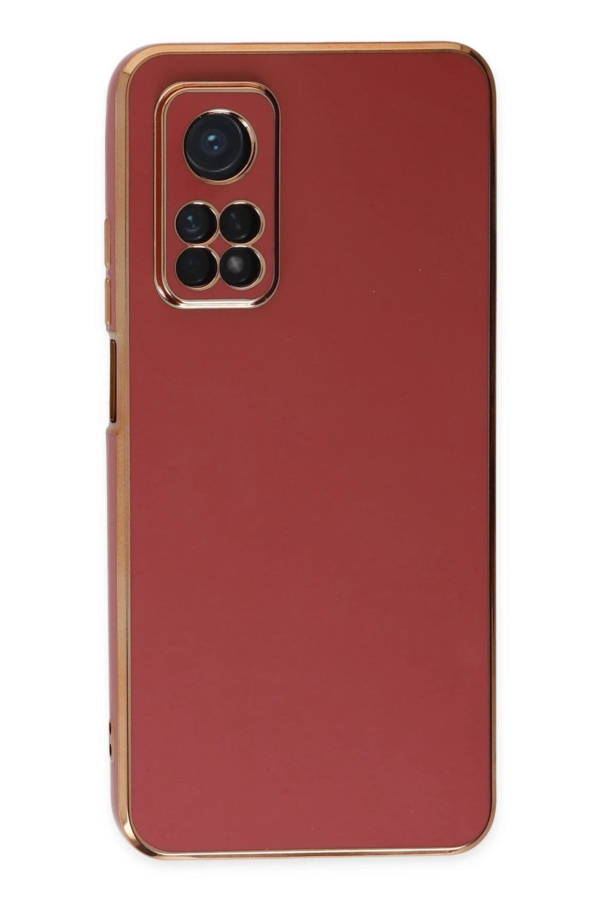 Newface Xiaomi Mi 10T Kılıf Volet Silikon - Kırmızı