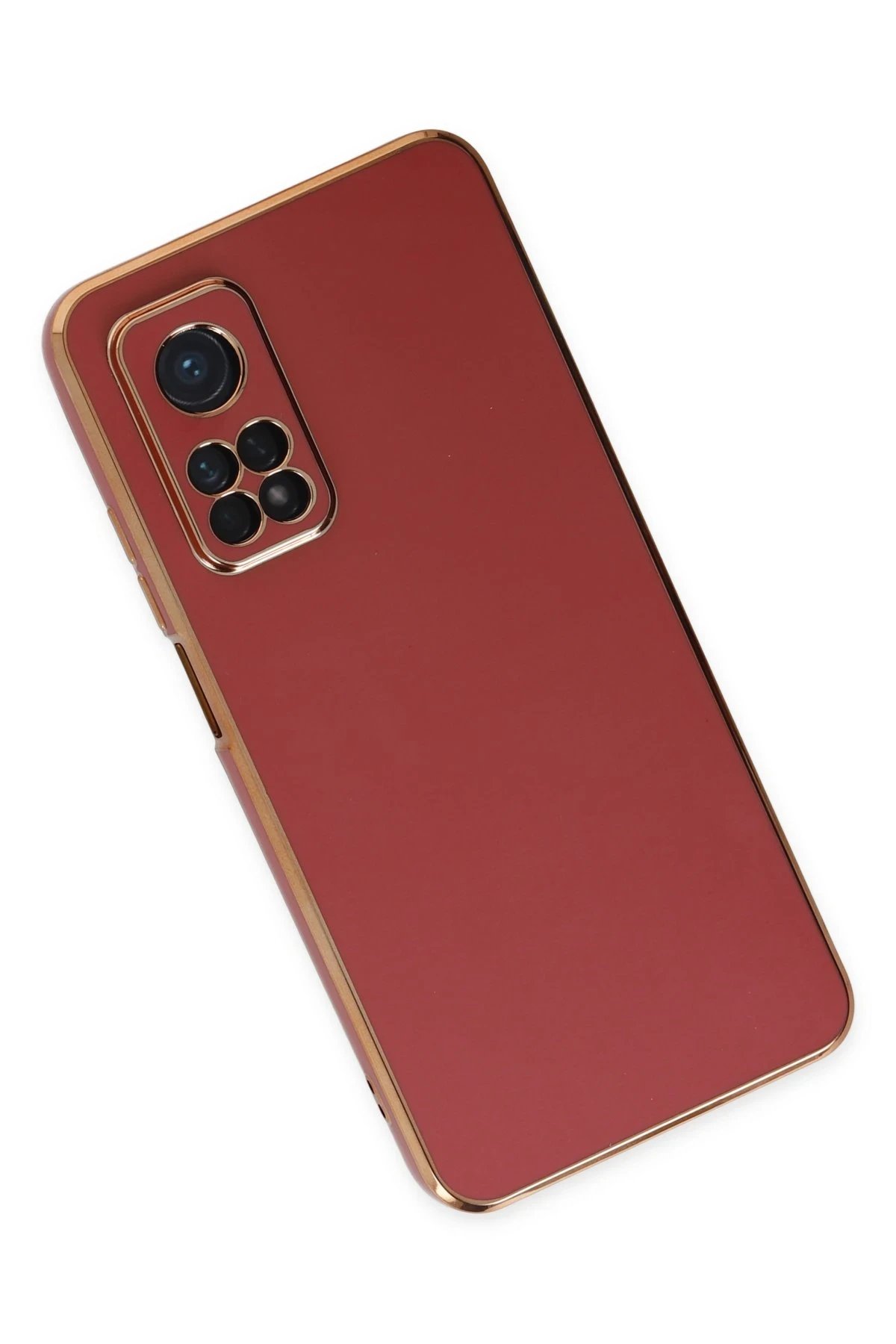 Newface Xiaomi Mi 10T Kılıf Volet Silikon - Kırmızı