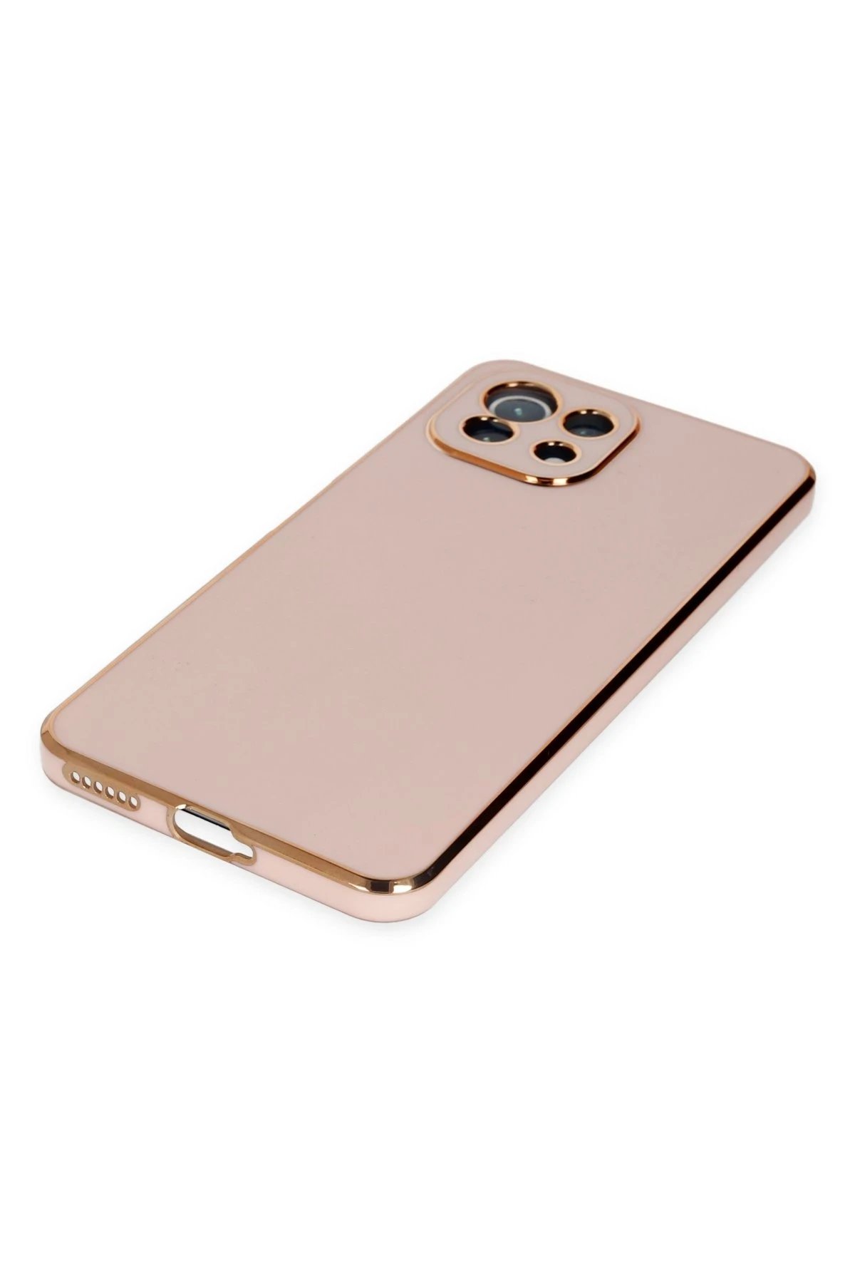 Newface Xiaomi Mİ 11 Lite Kılıf Volet Silikon - Pembe