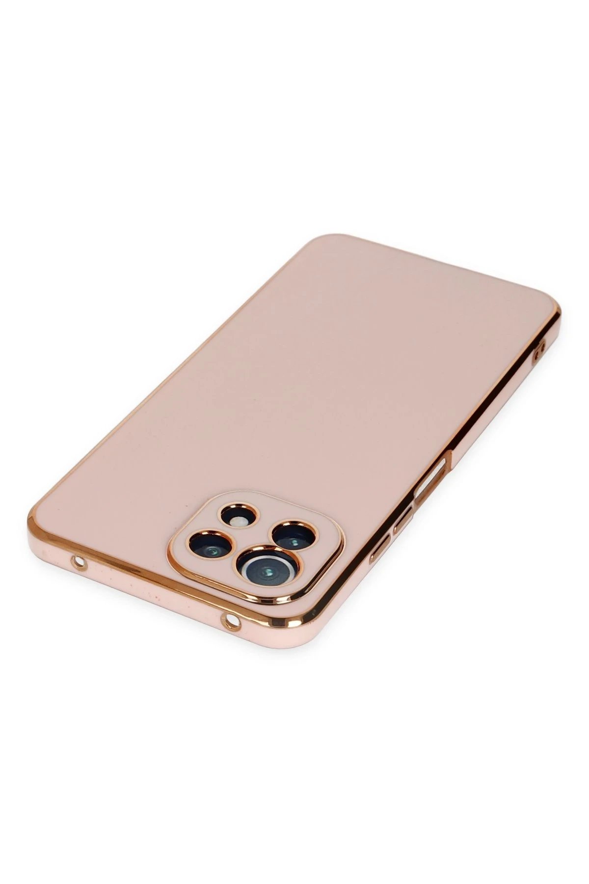 Newface Xiaomi Mİ 11 Lite Kılıf Volet Silikon - Pembe