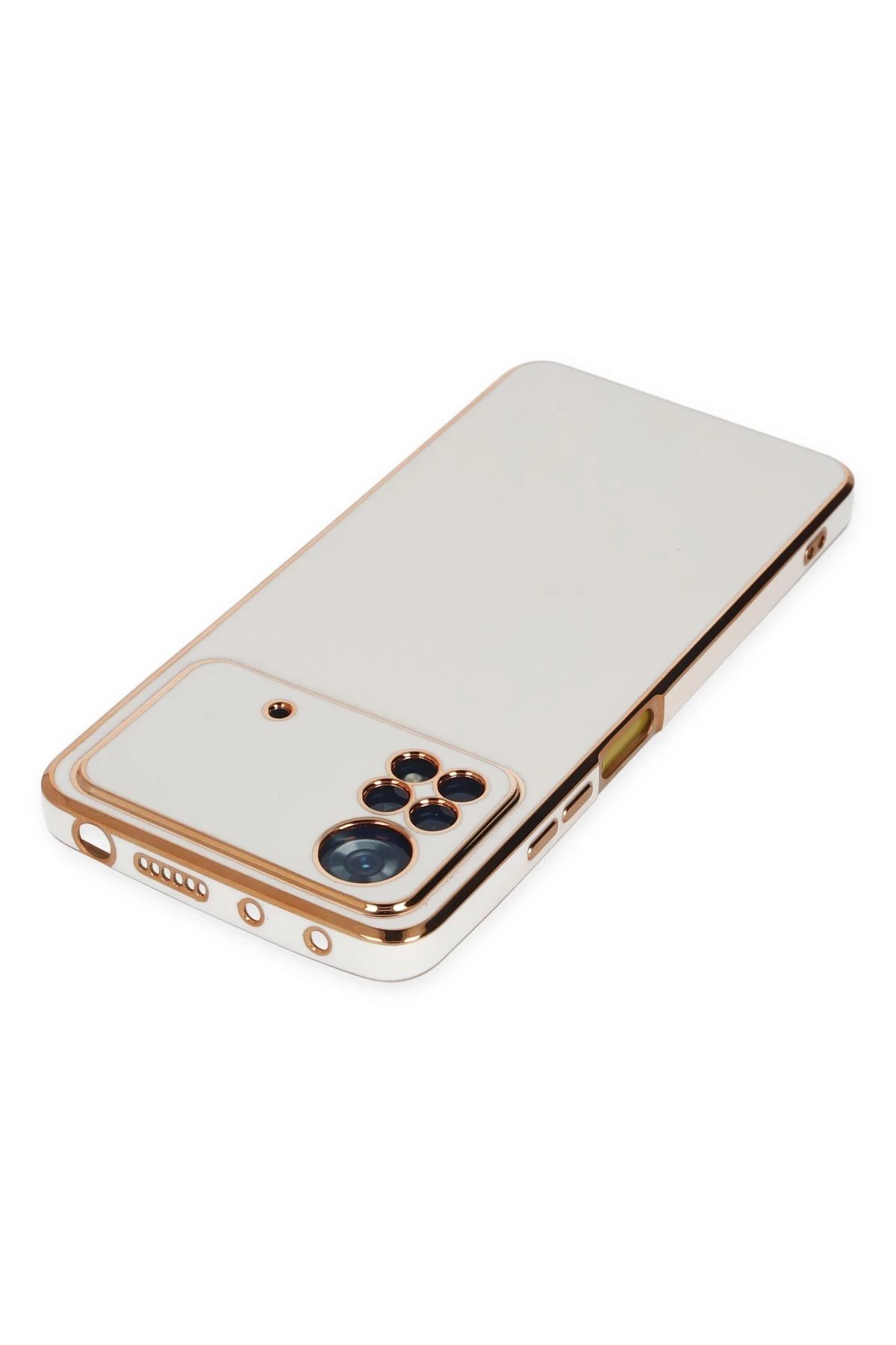 Newface Xiaomi Poco X4 Pro 5G Kılıf Volet Silikon - Beyaz