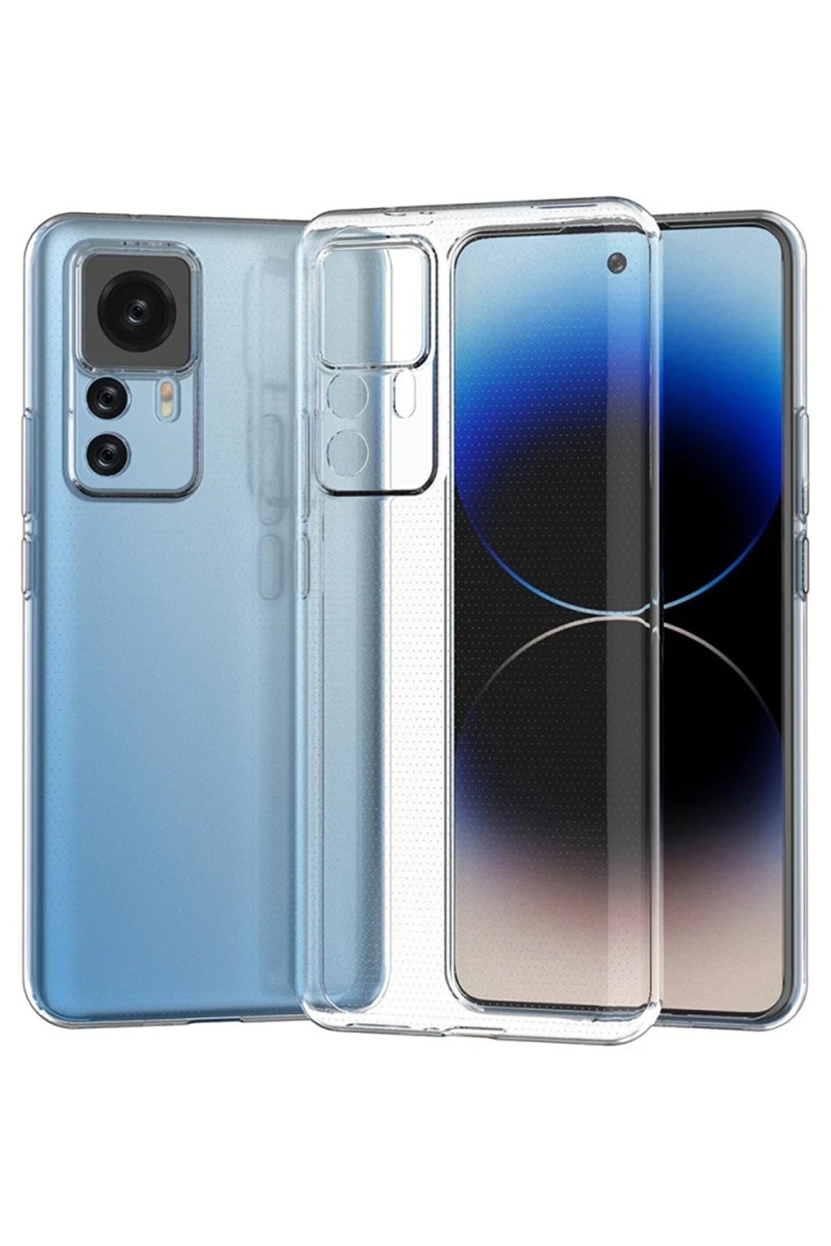 Newface Xiaomi Mi 12T Pro Kılıf Lüx Şeffaf Silikon