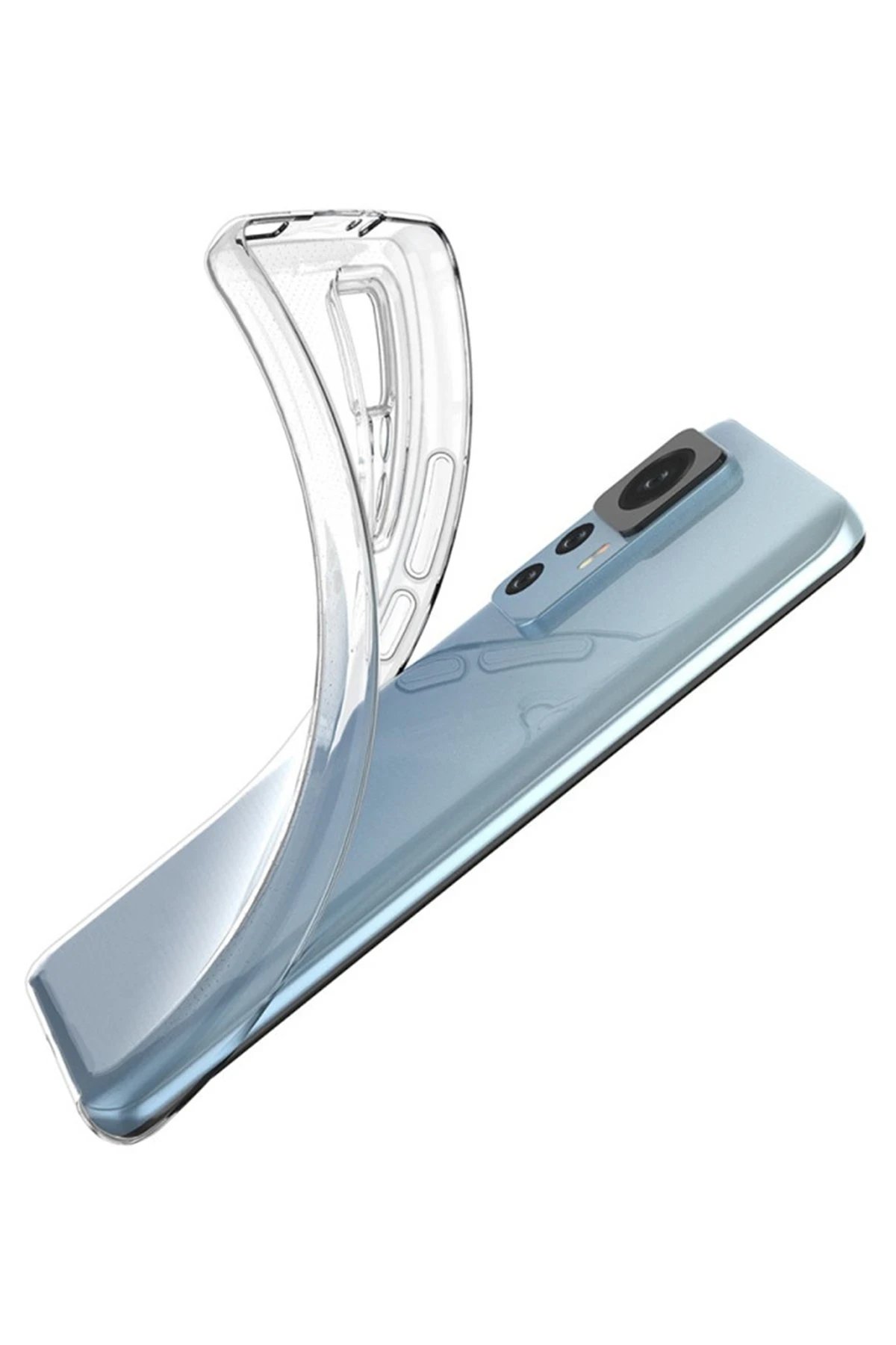 Newface Xiaomi Mi 12T Pro Kılıf Lüx Şeffaf Silikon