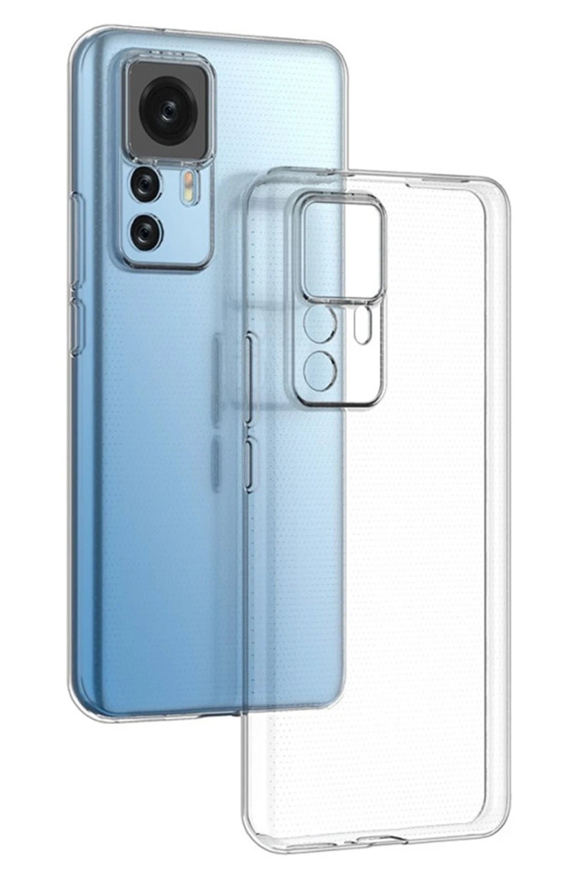 Newface Xiaomi Mi 12T Pro Kılıf Lüx Şeffaf Silikon