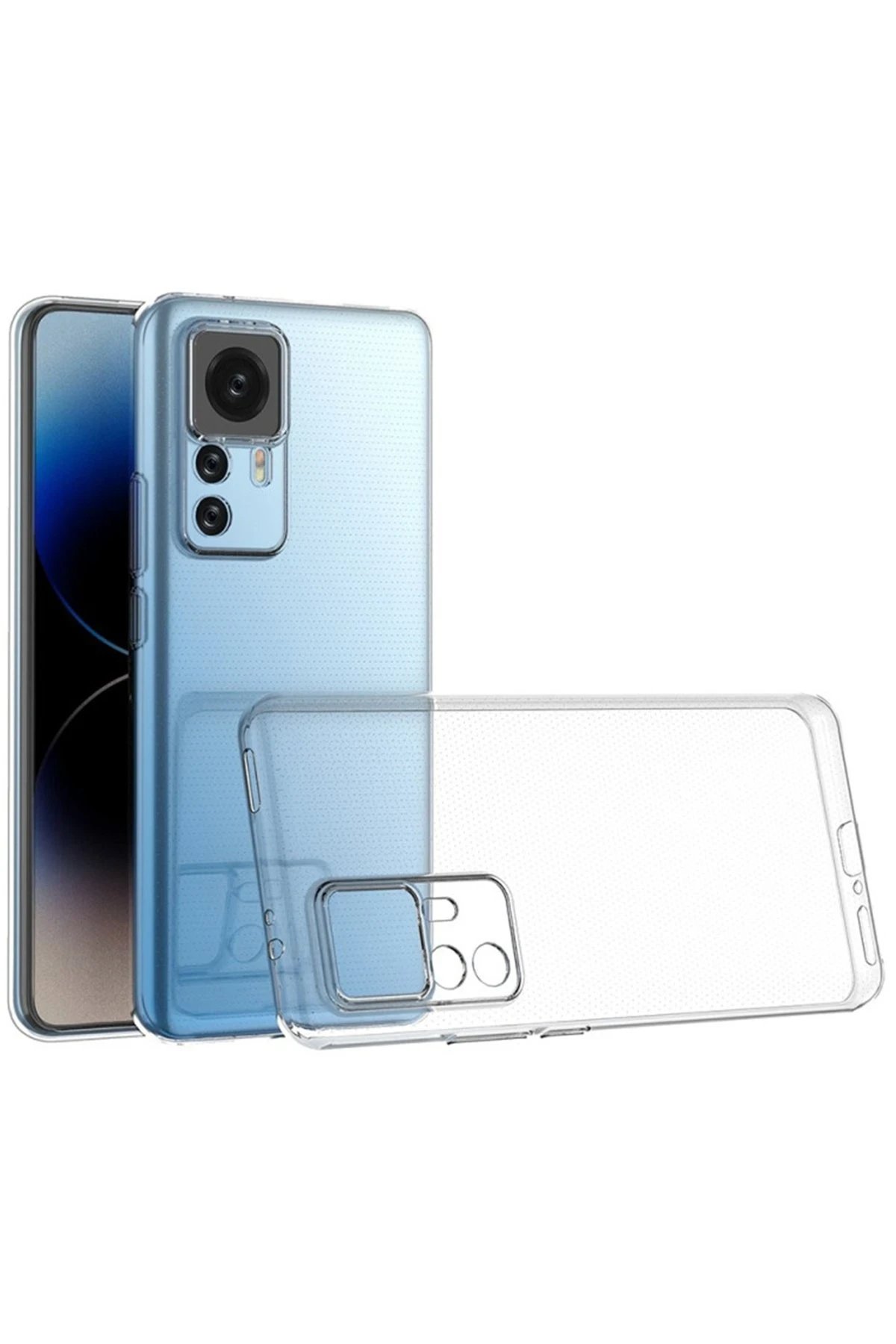 Newface Xiaomi Mi 12T Pro Kılıf Lüx Şeffaf Silikon