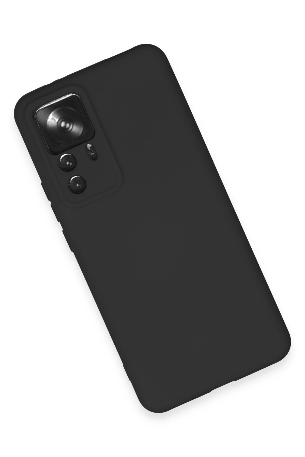 Newface Xiaomi Mi 12T Pro Kılıf Nano içi Kadife Silikon - Siyah