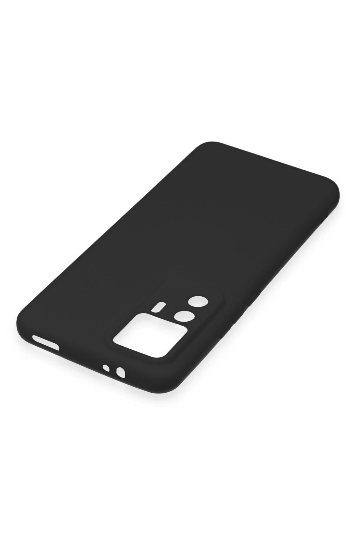 Newface Xiaomi Mi 12T Pro Kılıf Nano içi Kadife Silikon - Siyah