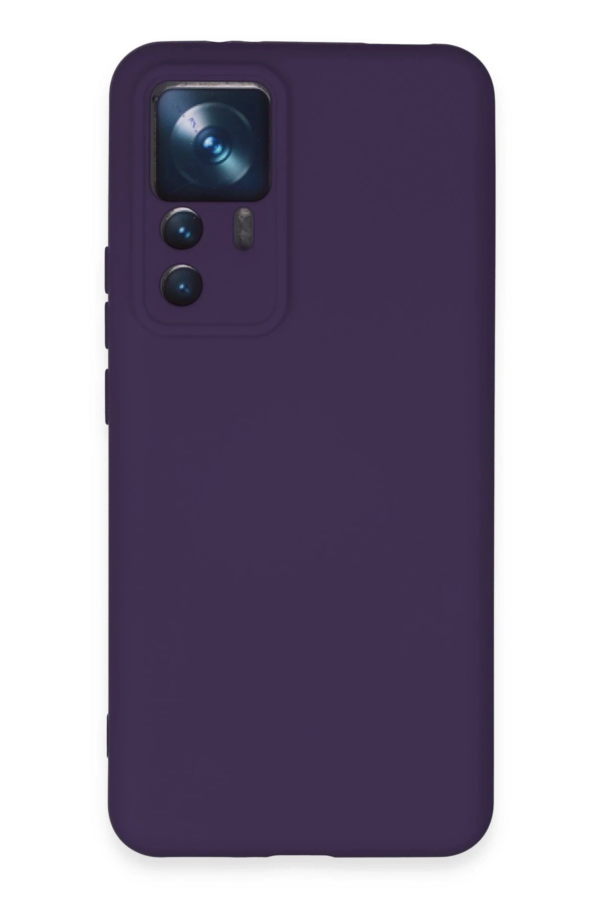 Newface Xiaomi Mi 12T Pro Kılıf Nano içi Kadife Silikon - Mor