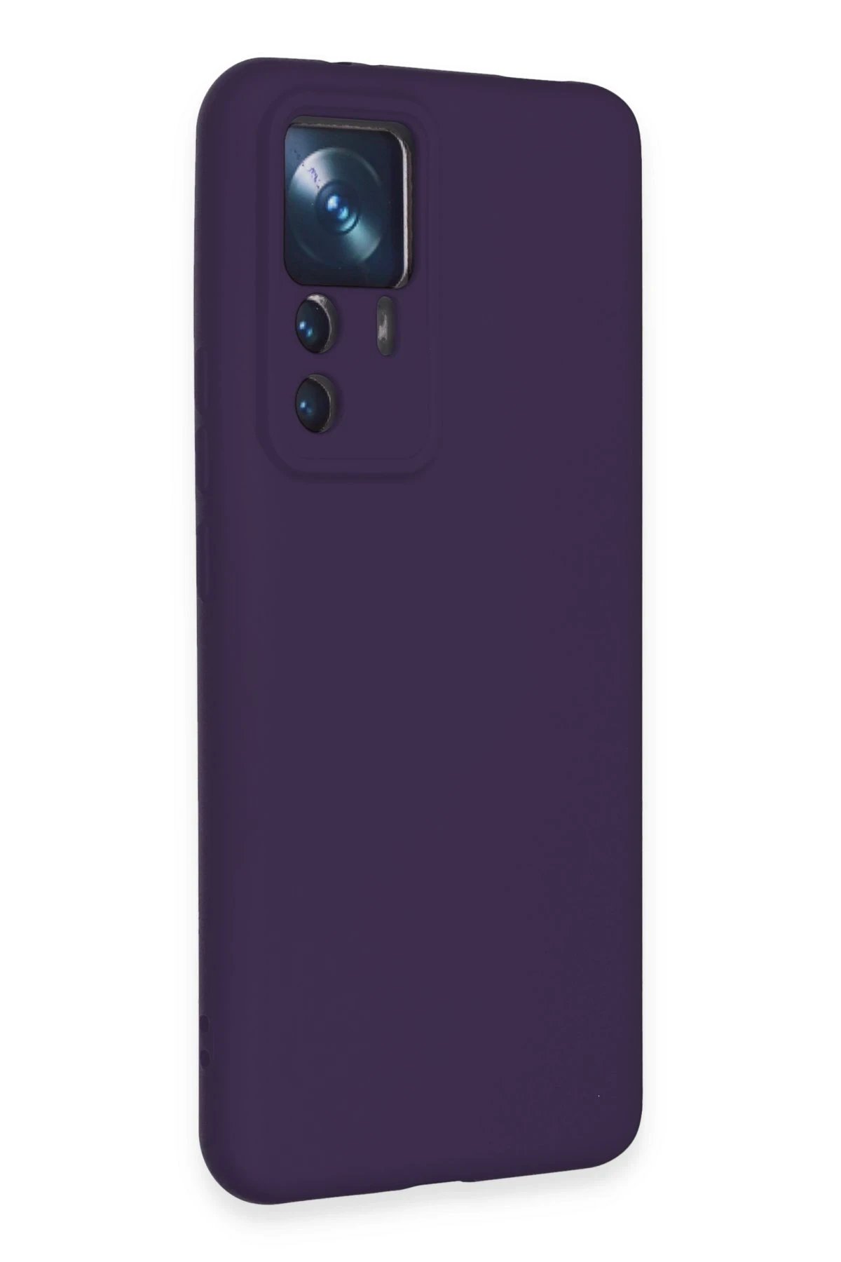 Newface Xiaomi Mi 12T Pro Kılıf Nano içi Kadife Silikon - Mor