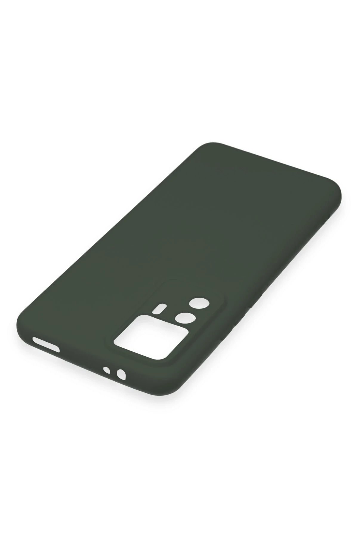 Newface Xiaomi Mi 12T Pro Kılıf Nano içi Kadife Silikon - Koyu Yeşil