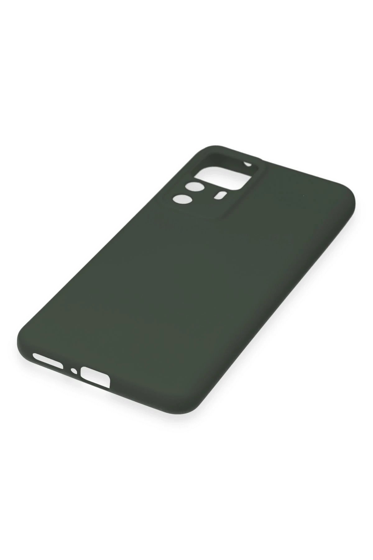 Newface Xiaomi Mi 12T Pro Kılıf Nano içi Kadife Silikon - Koyu Yeşil