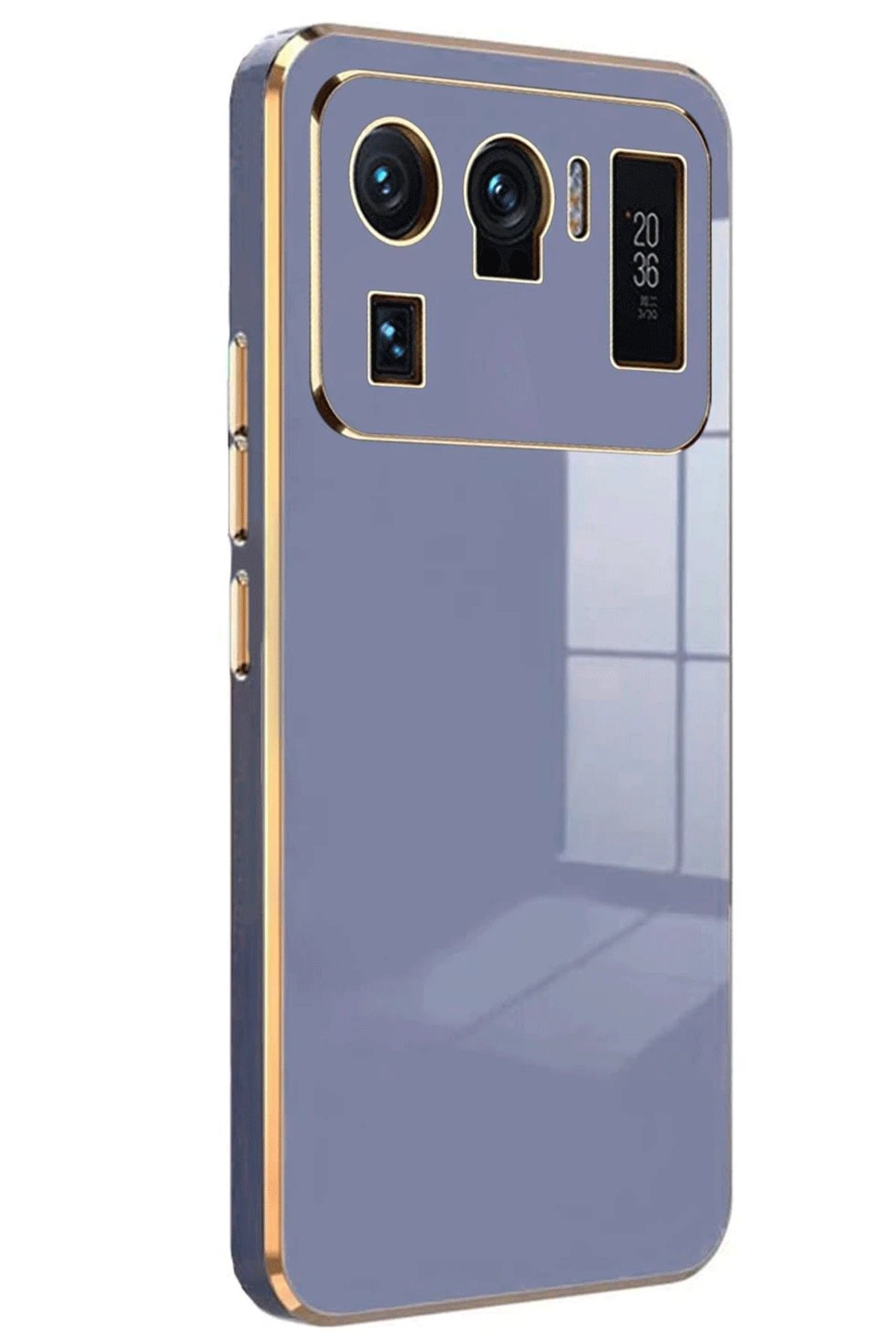 Newface Xiaomi Mi 11 Ultra Kılıf Volet Silikon - Mavi