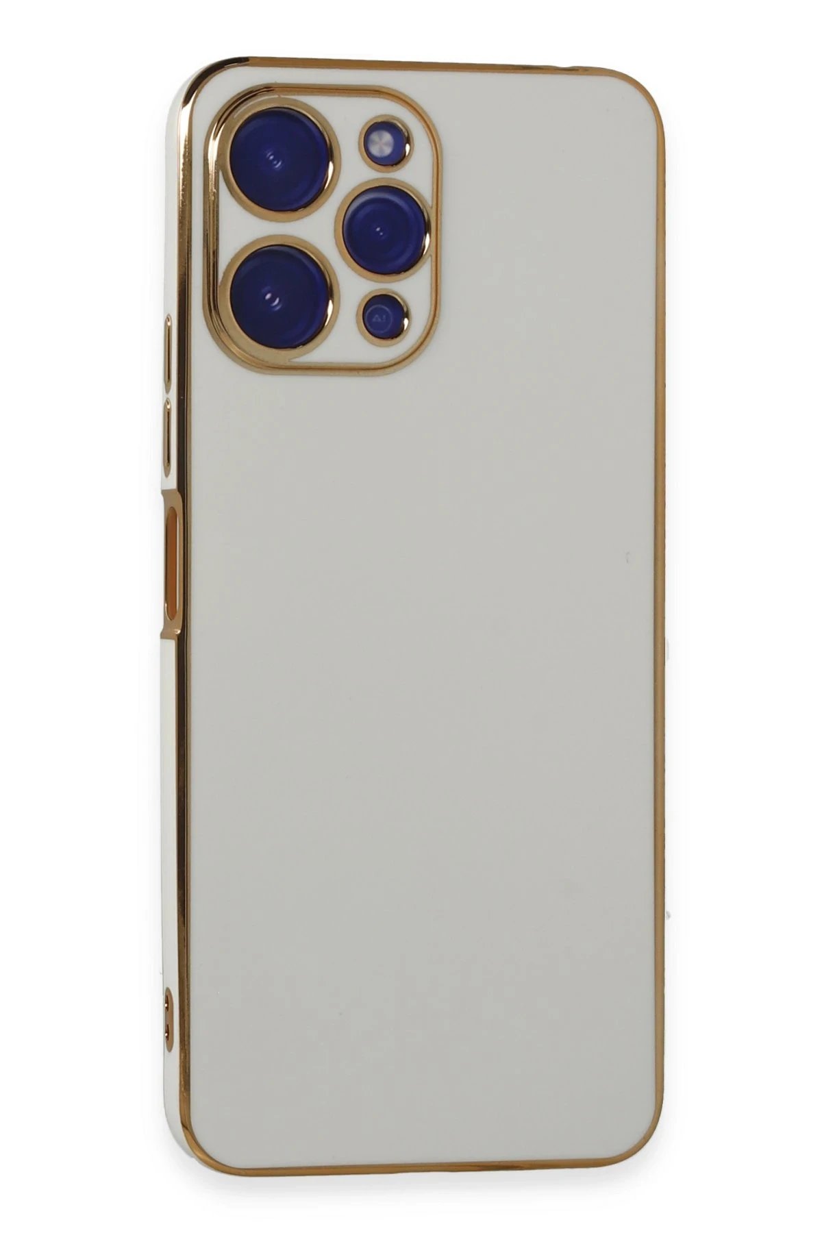 Newface Xiaomi Poco M6 Pro 5G Kılıf Volet Silikon - Beyaz