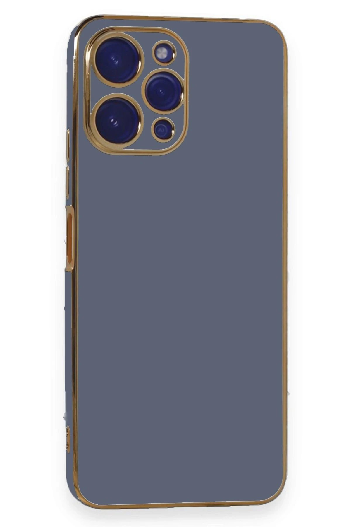 Newface Xiaomi Poco M6 Pro 5G Kılıf Volet Silikon - Mavi