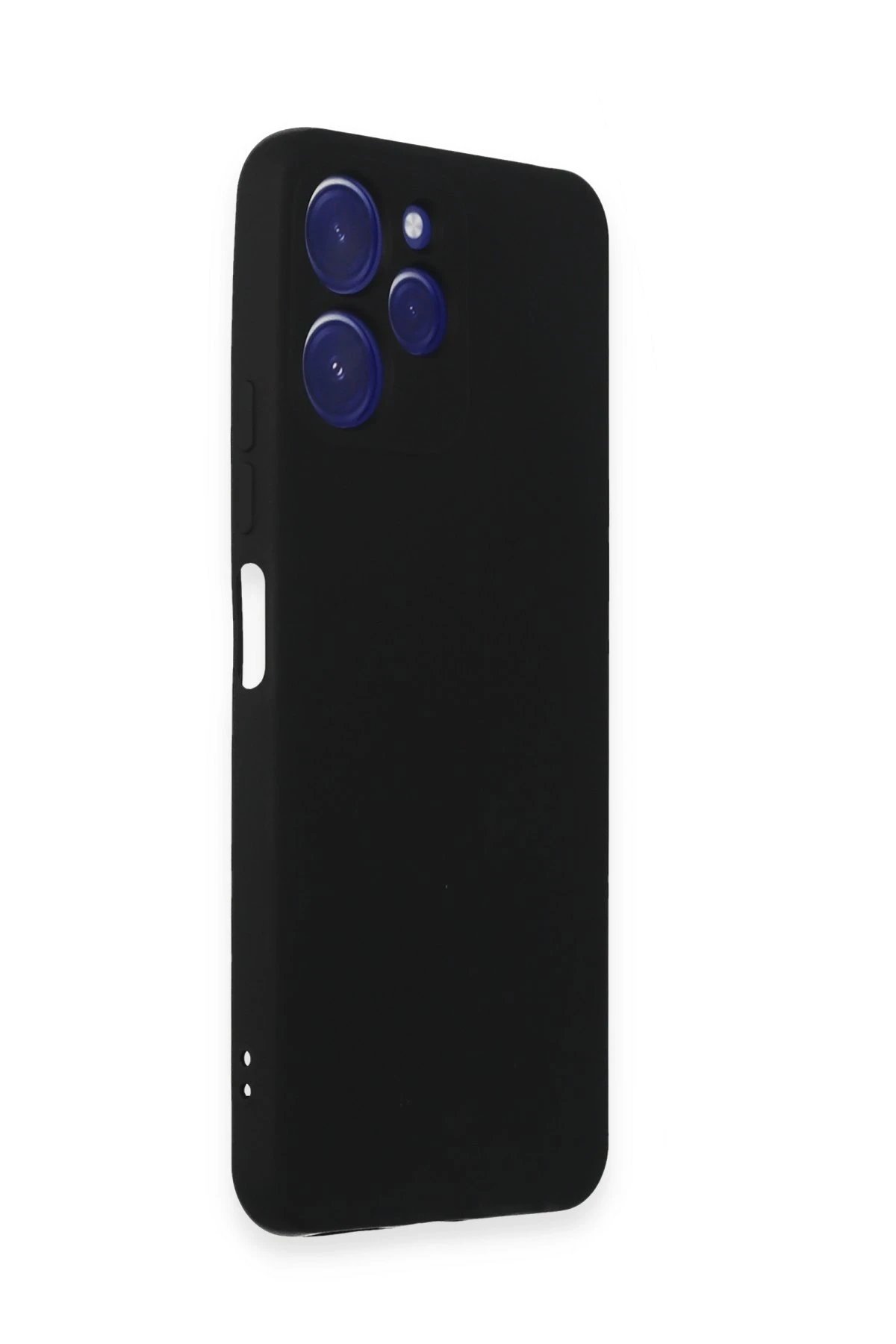 Newface Xiaomi Redmi 12 Kılıf Nano içi Kadife Silikon - Siyah