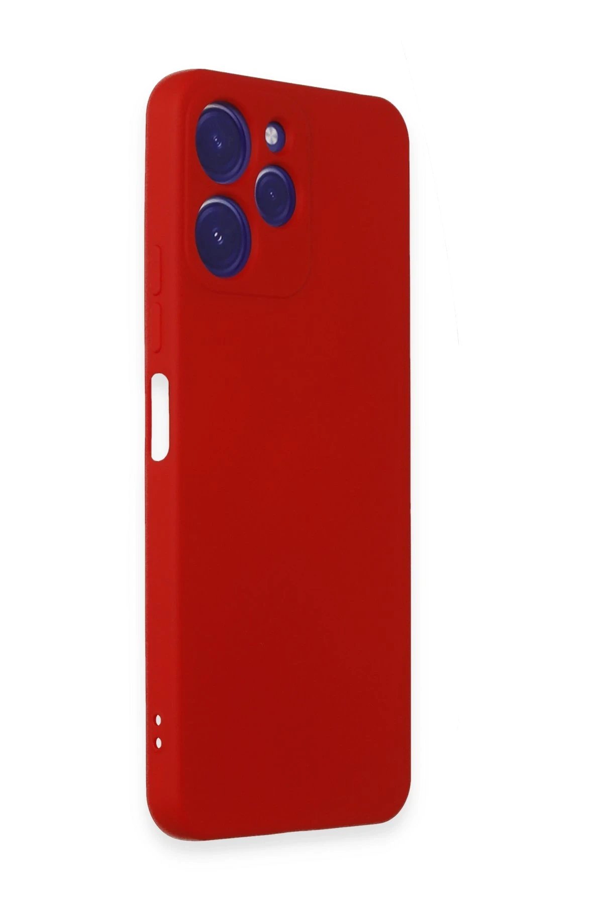 Newface Xiaomi Redmi 12 Kılıf Nano içi Kadife Silikon - Kırmızı