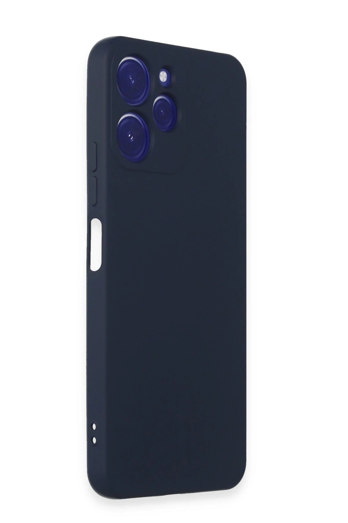 Newface Xiaomi Redmi 12 Kılıf Nano içi Kadife Silikon - Lacivert