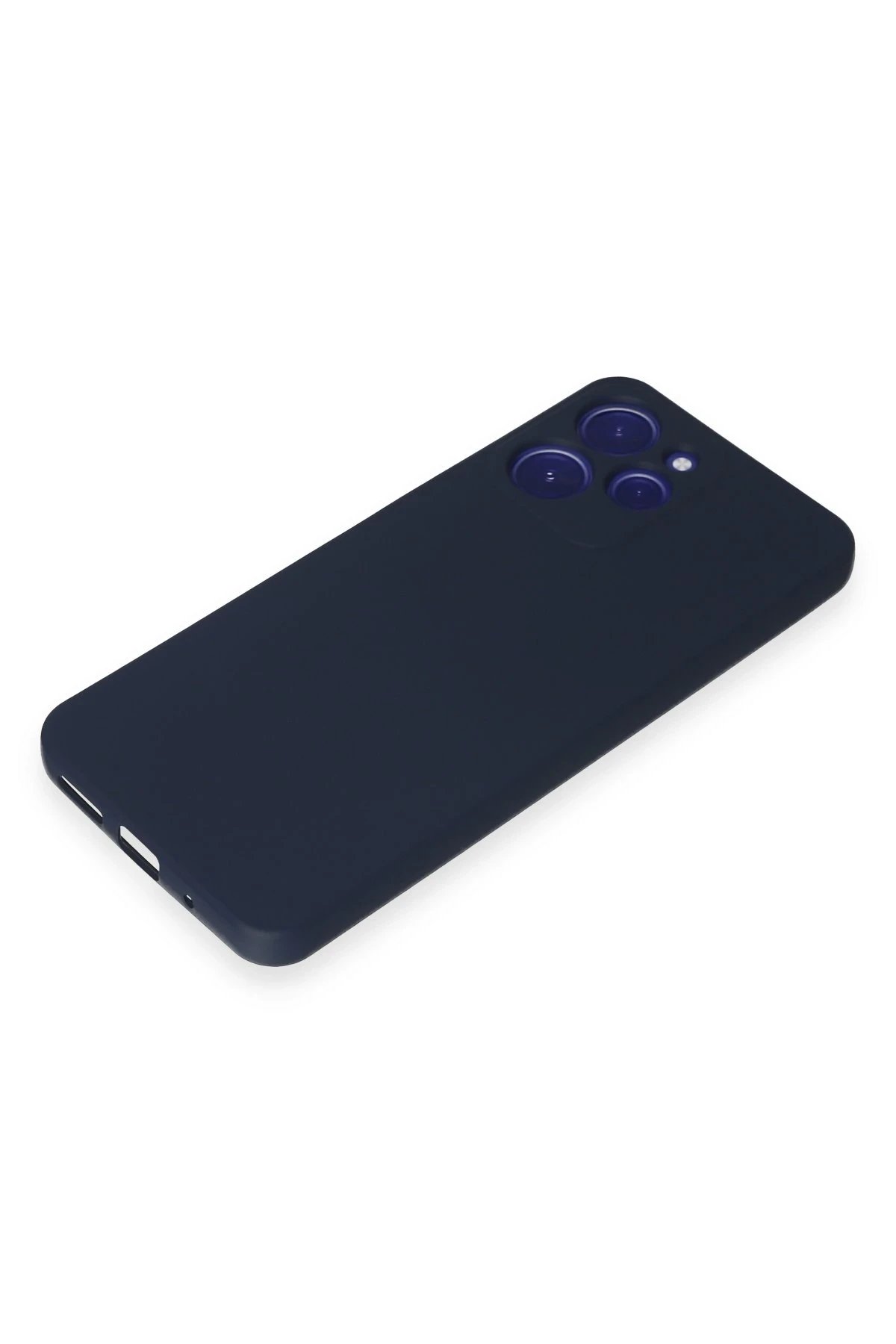 Newface Xiaomi Redmi 12 Kılıf Nano içi Kadife Silikon - Lacivert