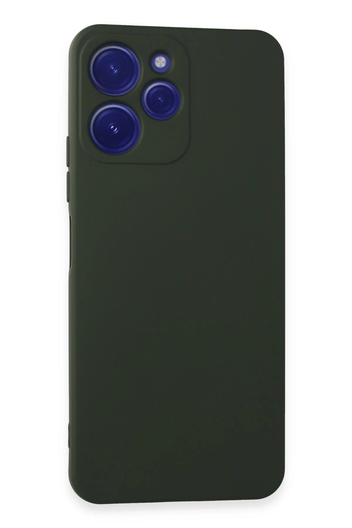 Newface Xiaomi Redmi 12 Kılıf Nano içi Kadife Silikon - Koyu Yeşil