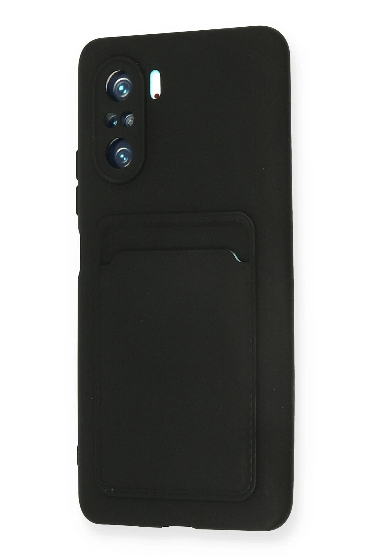 Newface Xiaomi Mi 11i Kılıf Kelvin Kartvizitli Silikon - Siyah