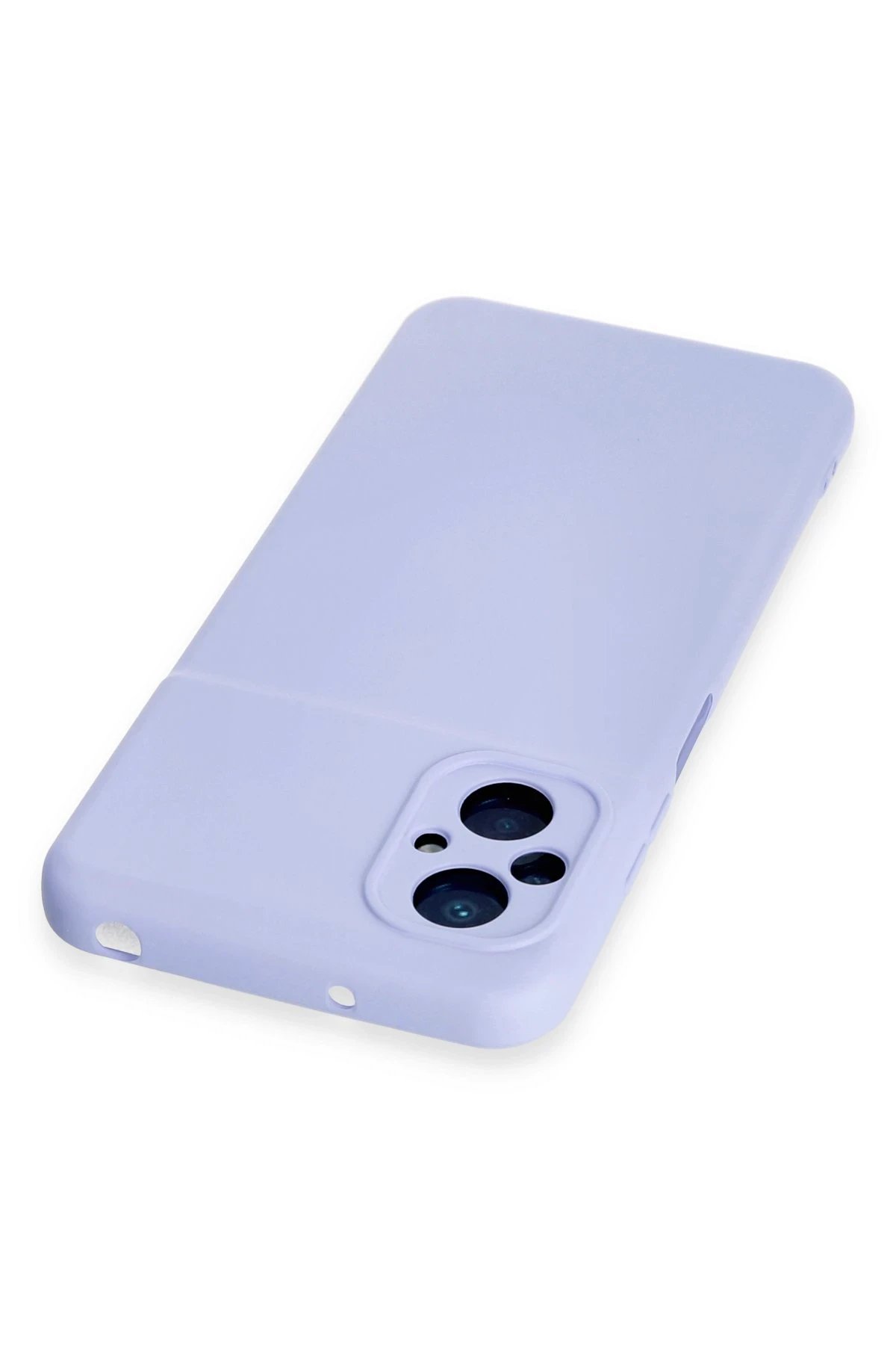 Newface Xiaomi Poco M5 Kılıf Nano içi Kadife Silikon - Lila