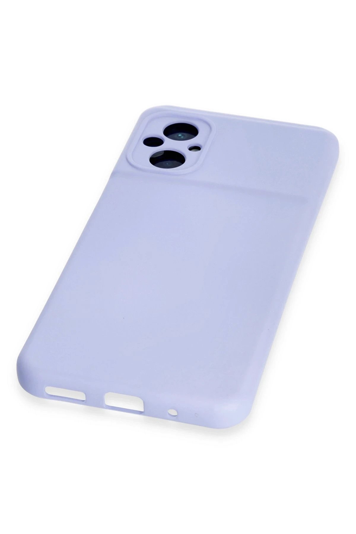 Newface Xiaomi Poco M5 Kılıf Nano içi Kadife Silikon - Lila