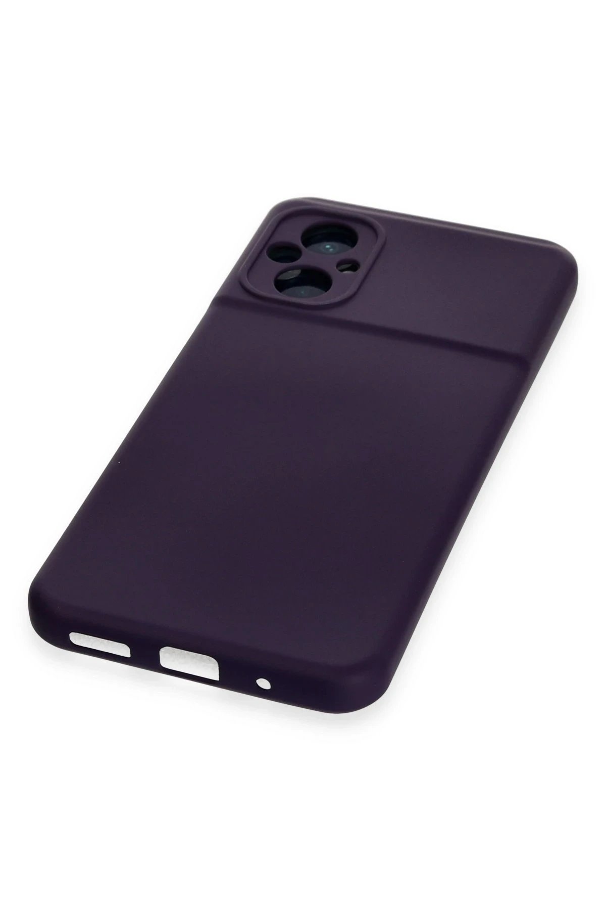 Newface Xiaomi Poco M5 Kılıf Nano içi Kadife Silikon - Mor