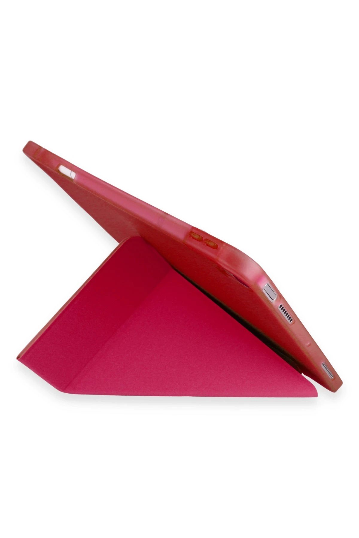 Newface Xiaomi Pad 6 Kılıf Kalemlikli Mars Tablet Kılıfı - Kırmızı