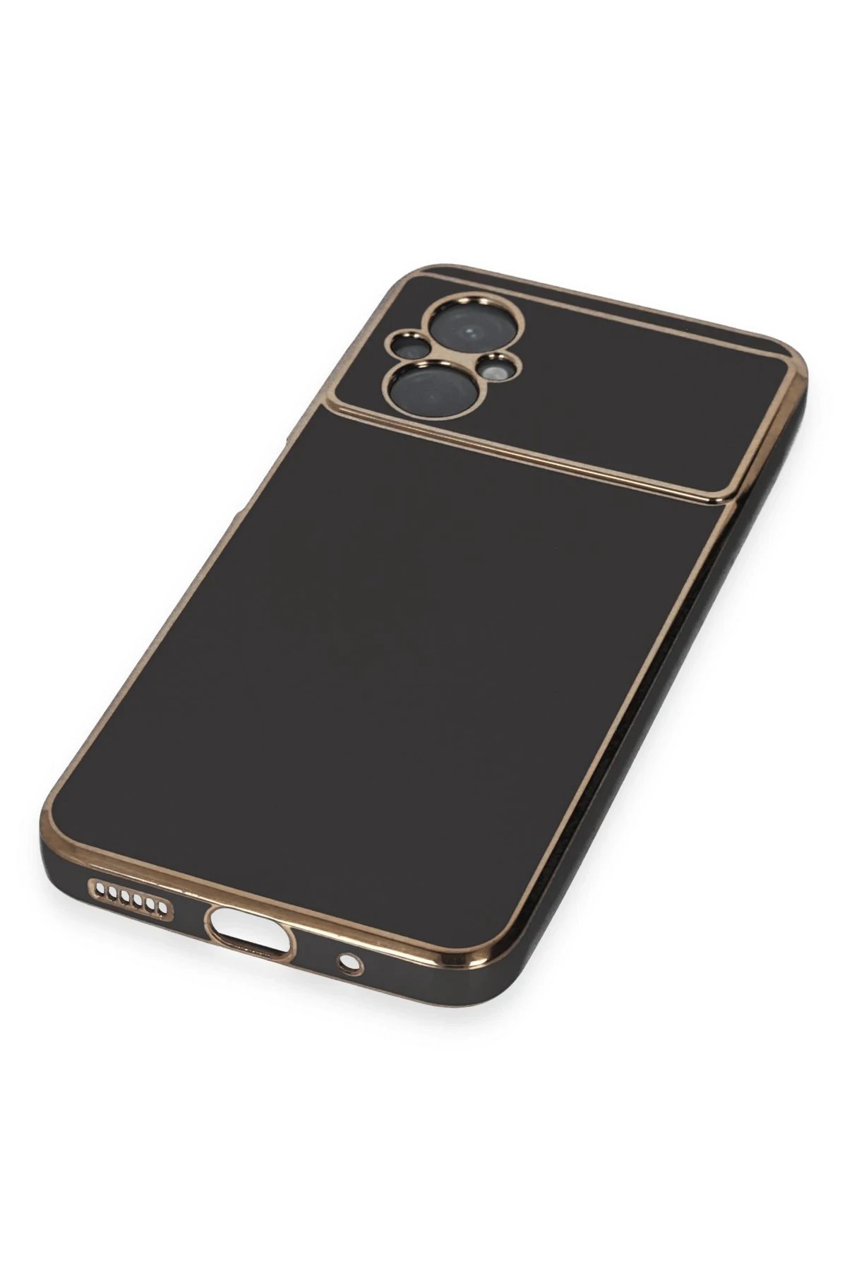 Newface Xiaomi Poco M5 Kılıf Volet Silikon - Siyah