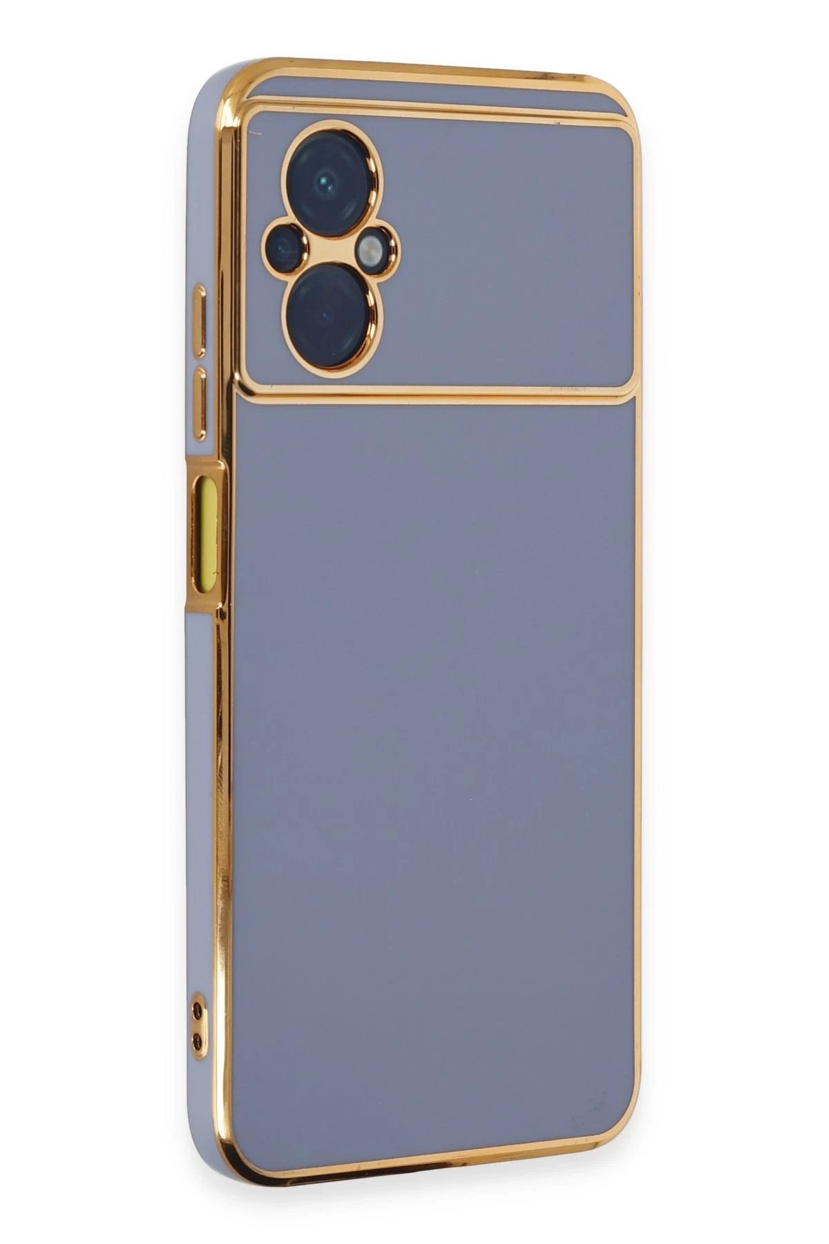 Newface Xiaomi Poco M5 Kılıf Volet Silikon - Mavi