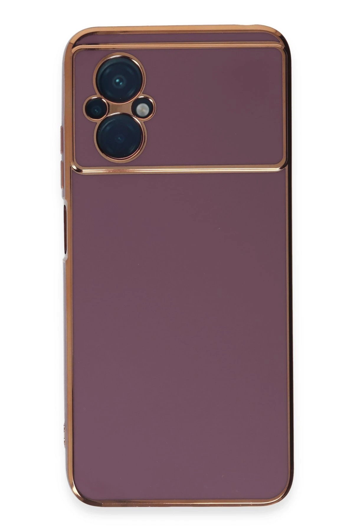 Newface Xiaomi Poco M5 Kılıf Volet Silikon - Mor