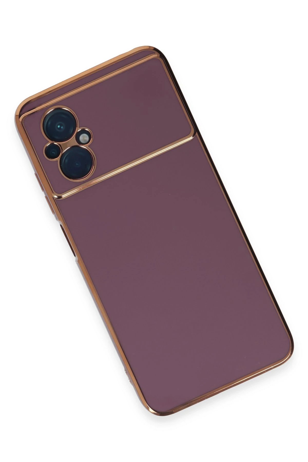 Newface Xiaomi Poco M5 Kılıf Volet Silikon - Mor