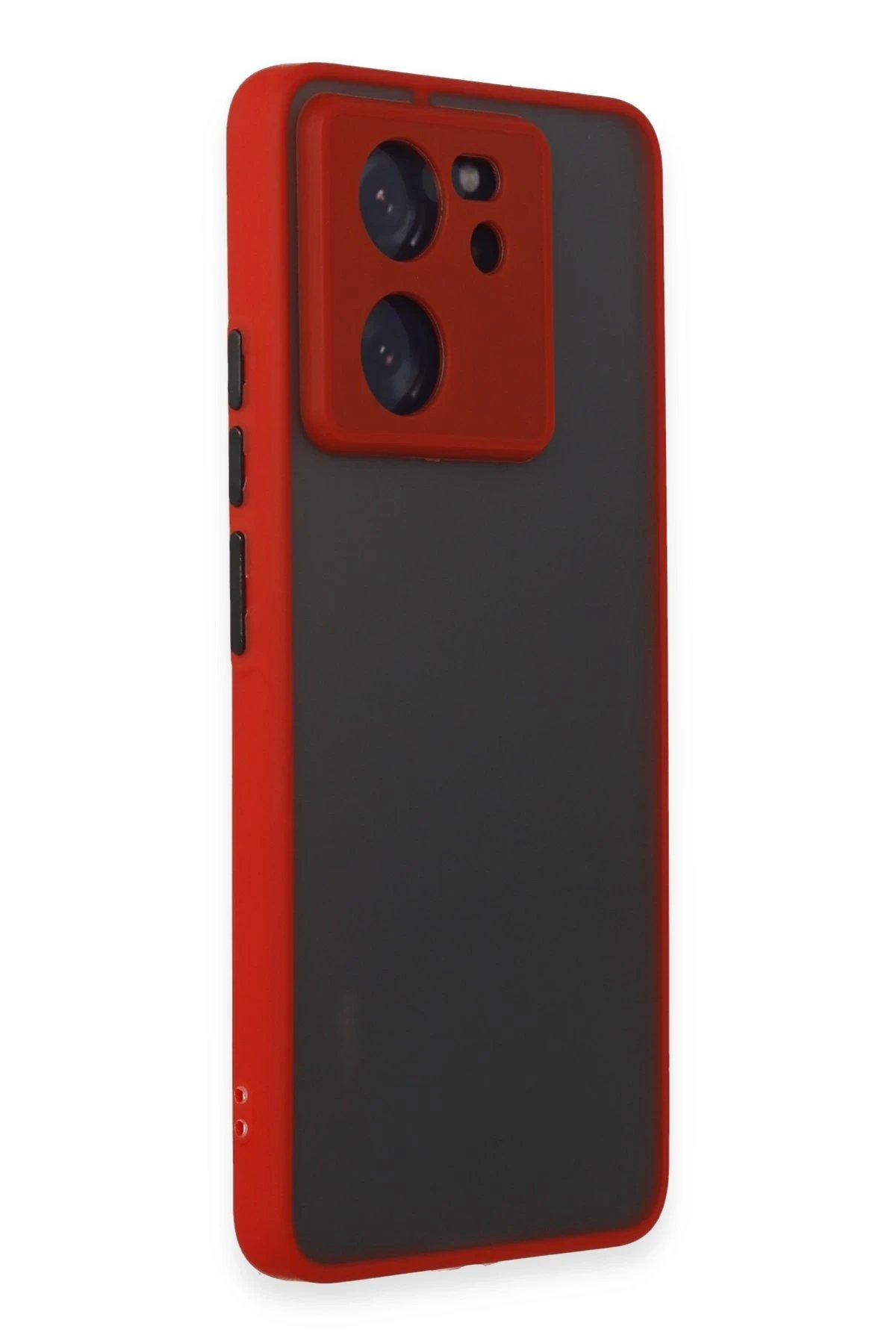 Newface Xiaomi Mi 13T Pro Kılıf Montreal Silikon Kapak - Kırmızı