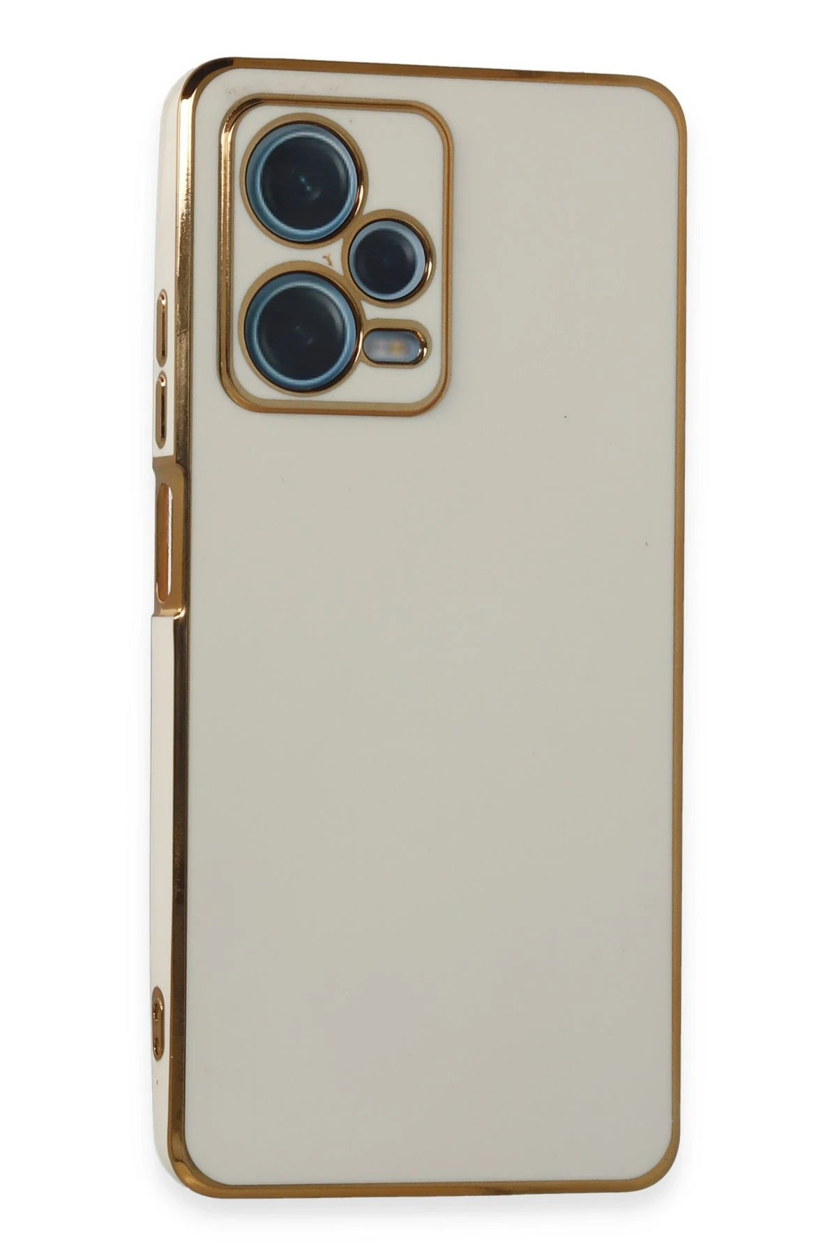 Newface Xiaomi Redmi Note 12 Pro Plus Kılıf Volet Silikon - Beyaz