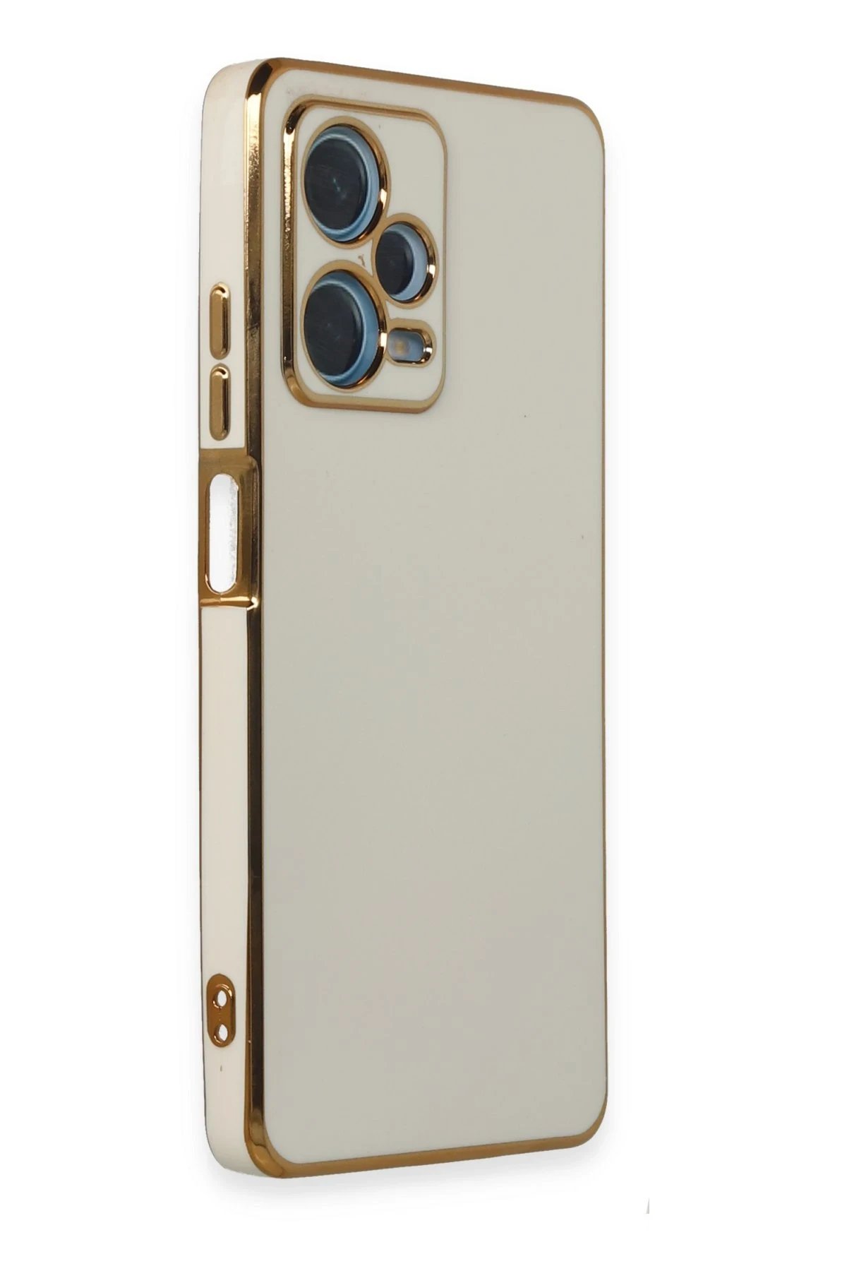 Newface Xiaomi Redmi Note 12 Pro Plus Kılıf Volet Silikon - Beyaz