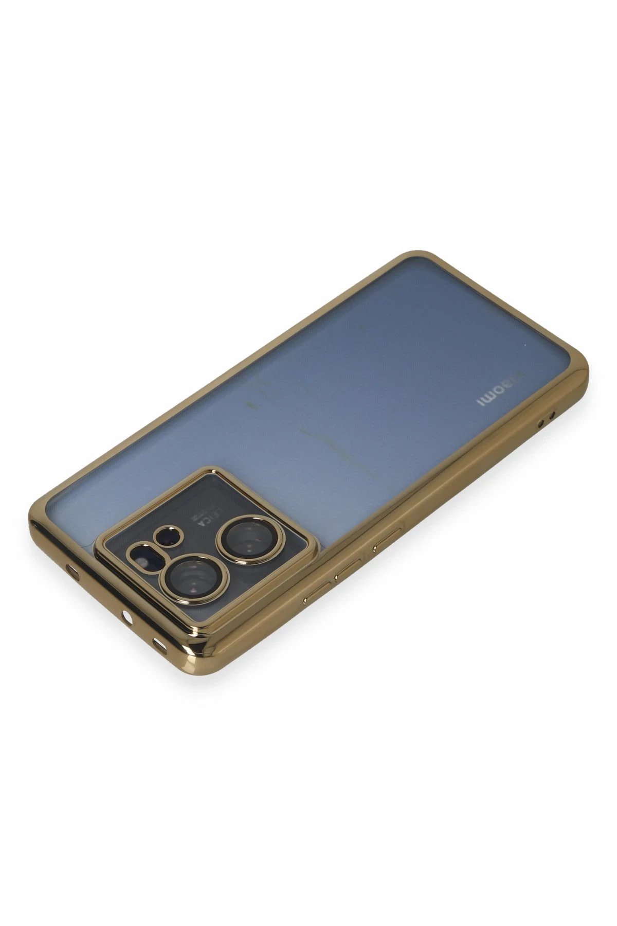 Newface Xiaomi Mi 13T Kılıf Razer Lensli Silikon - Gold