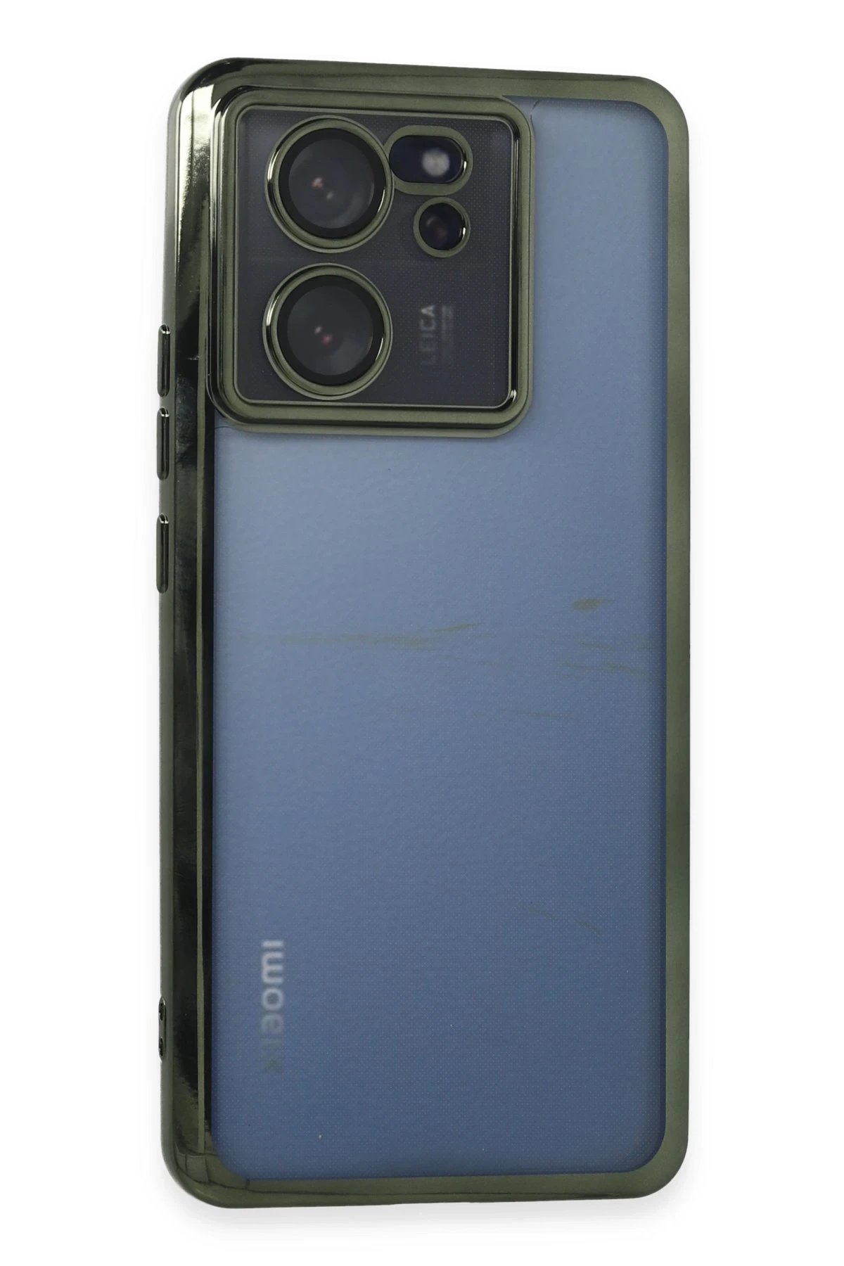 Newface Xiaomi Mi 13T Kılıf Razer Lensli Silikon - Yeşil